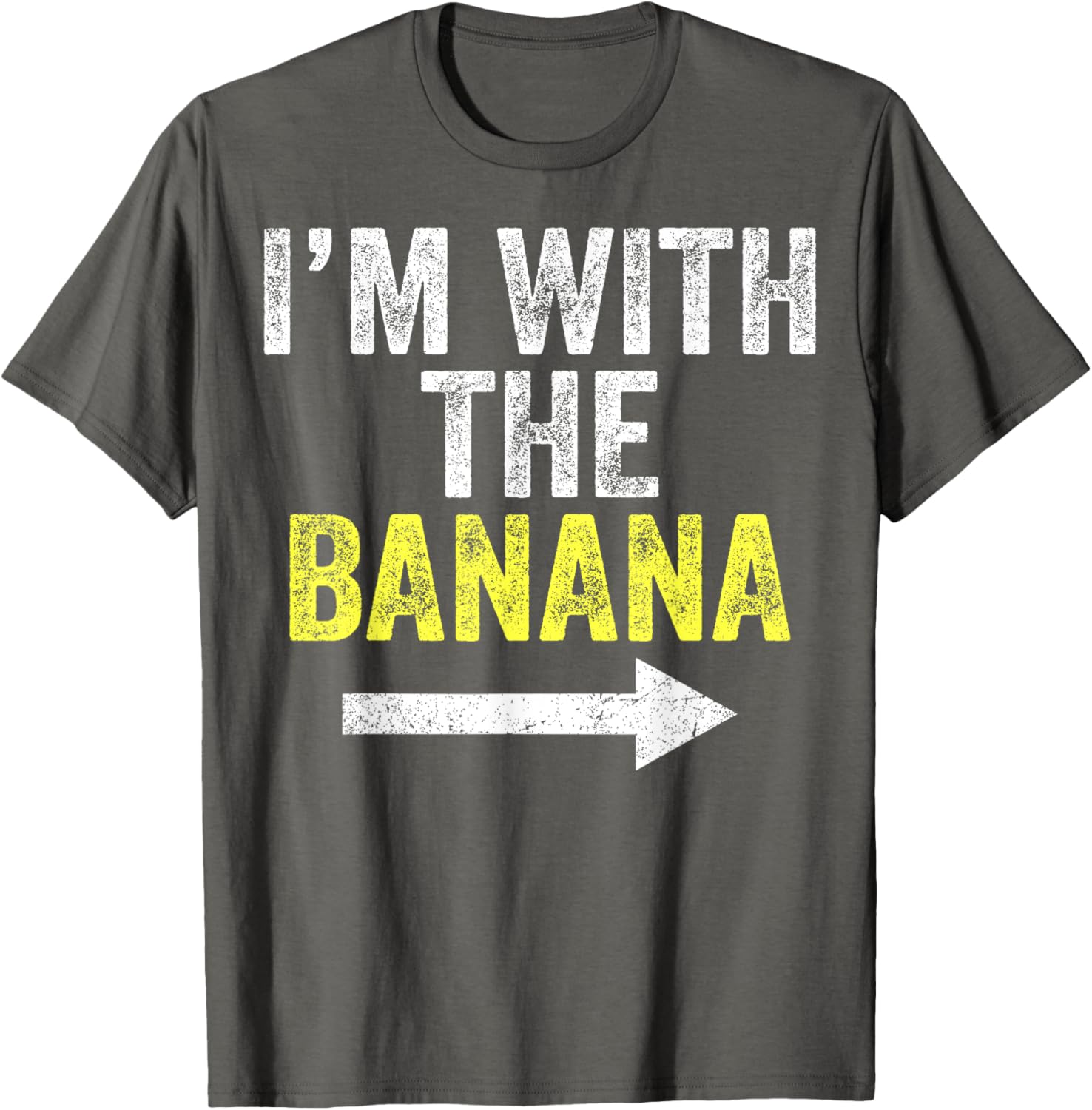 Adorable I'm With The Banana Costume Matching Couple T-Shirt - 14