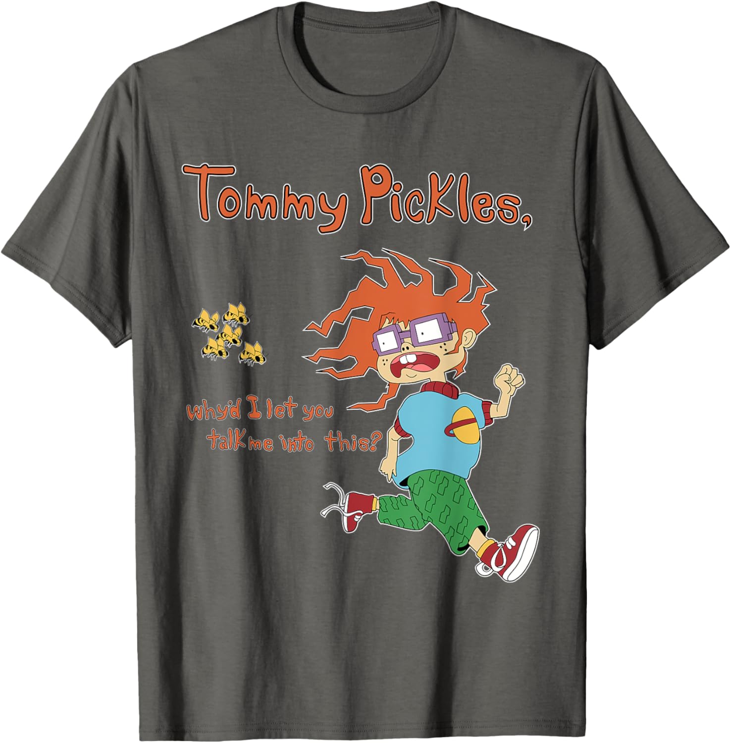 Mademark Rugrats Chuckie T-Shirt Tommy Pickles Quote Fun Apparel - 4