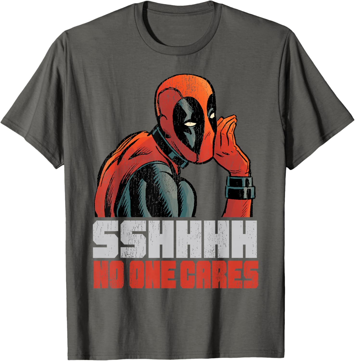 Marvel Deadpool No One Cares Whisper T-Shirt for Fans and Collectors - 2