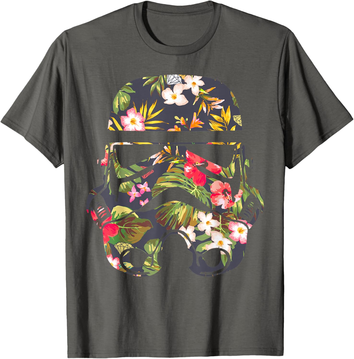 Star Wars Tropical Stormtrooper Floral Print T-Shirt for Fans - 5