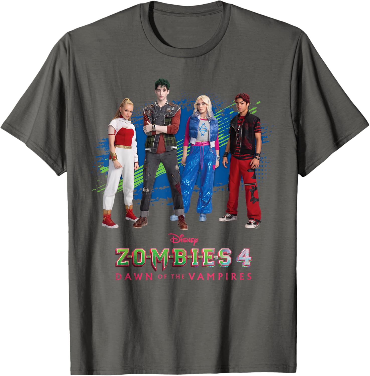 Disney Zombies 4 T-Shirt Featuring Nova, Victor, Zed, and Addison Logo - 16