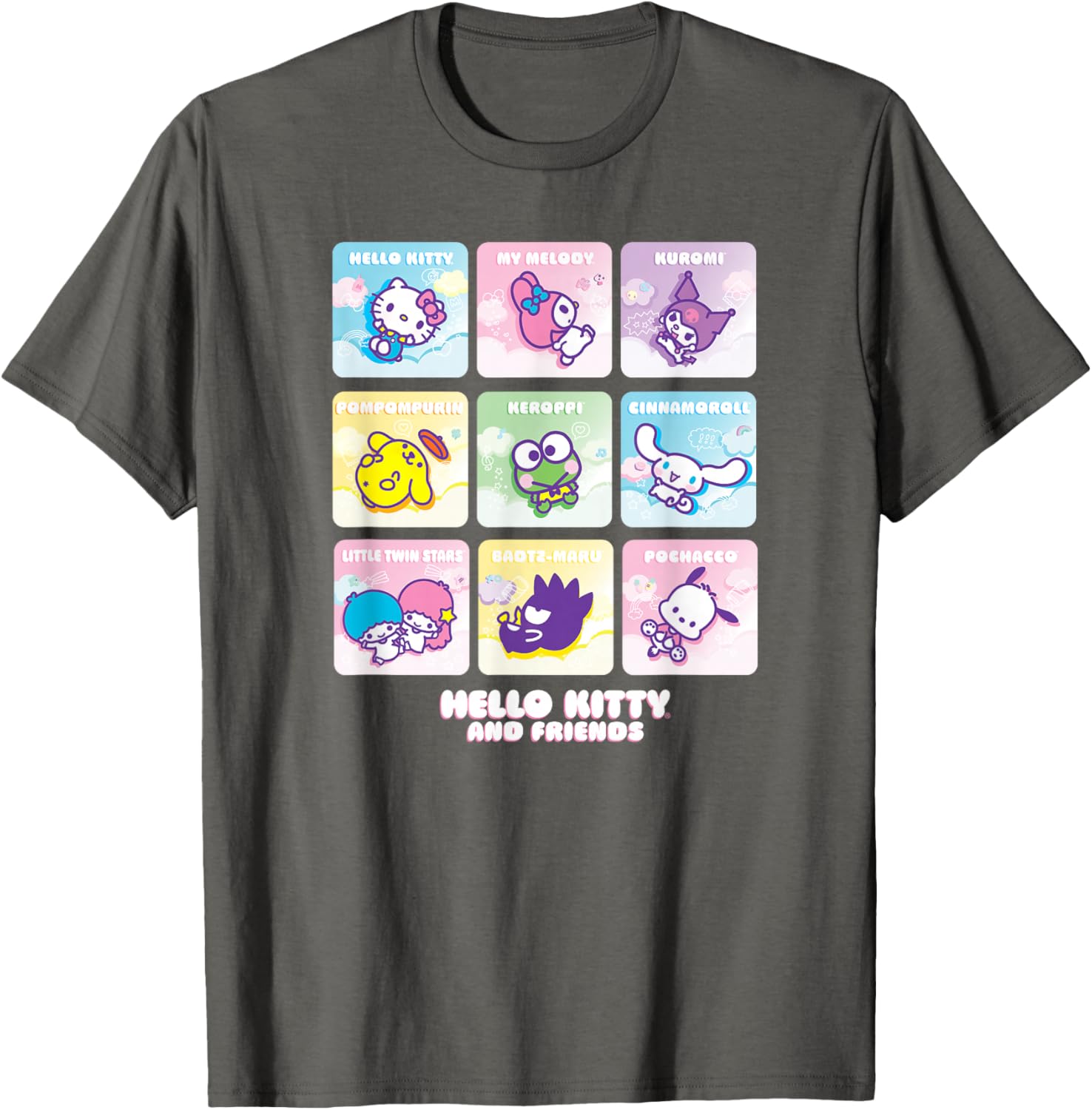 Hello Kitty and Friends Square Icons T-Shirt for Kids and Adults - 21