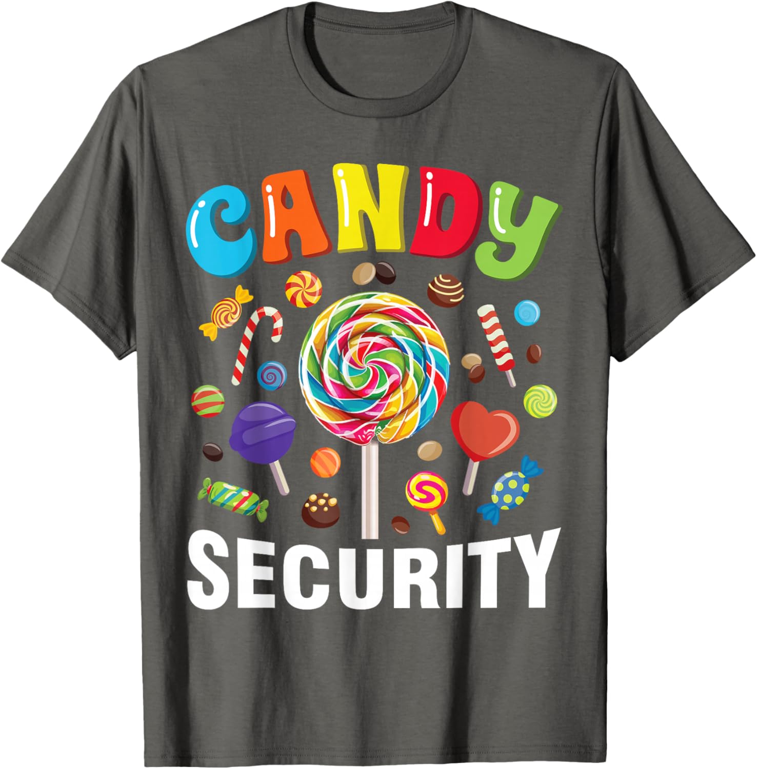 Funny Candy Security Halloween Costume T-Shirt for Spooky Fun - 20