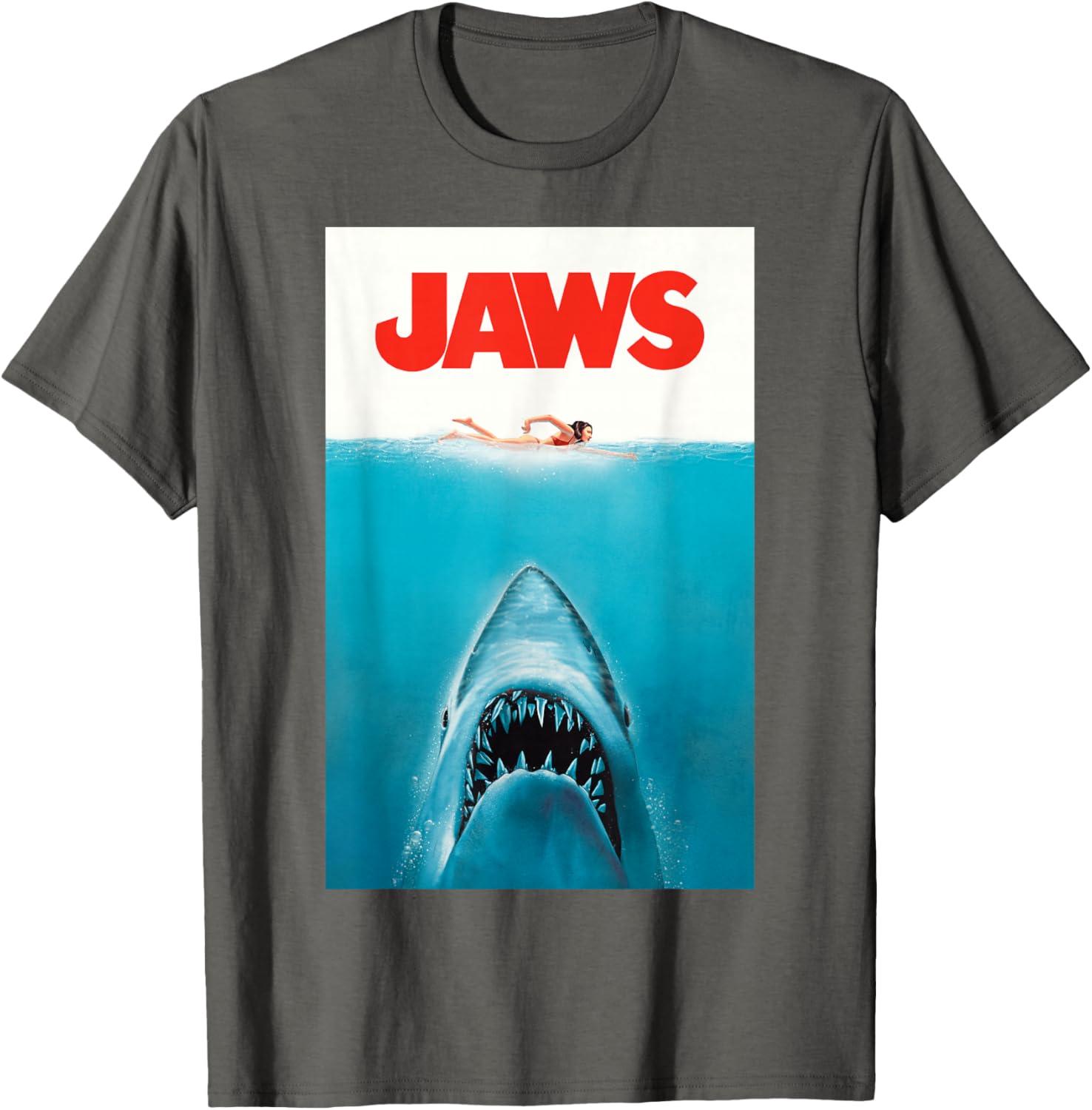 Jaws 50th Anniversary Classic T-Shirt with Front and Back Artwork - 20