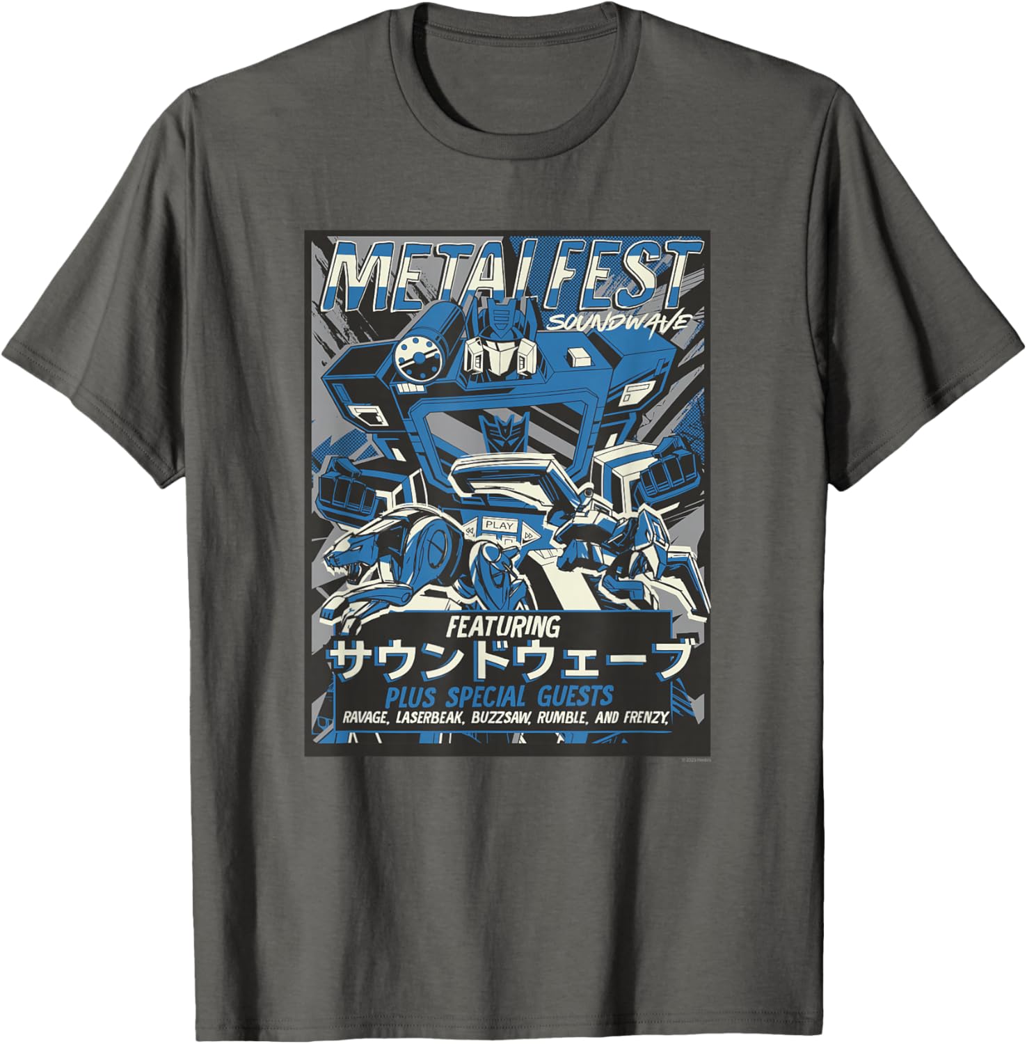 Transformers Soundwave Comic Style Poster T-Shirt for Fans and Collectors - 11