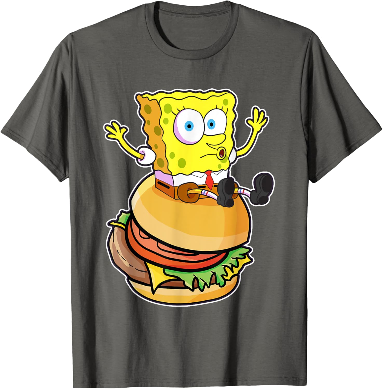 Mademark x SpongeBob SquarePants Burger T-Shirt Fun and Stylish Wear - 6