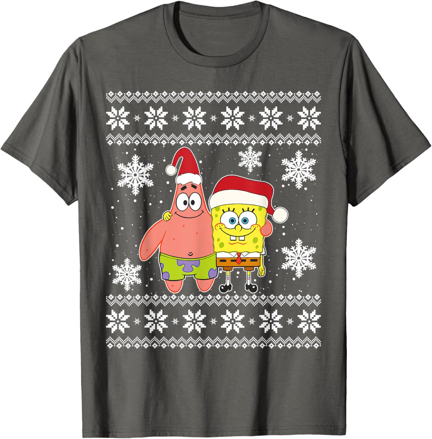Mademark x SpongeBob SquarePants Best Friends Christmas Graphic T-Shirt - 12