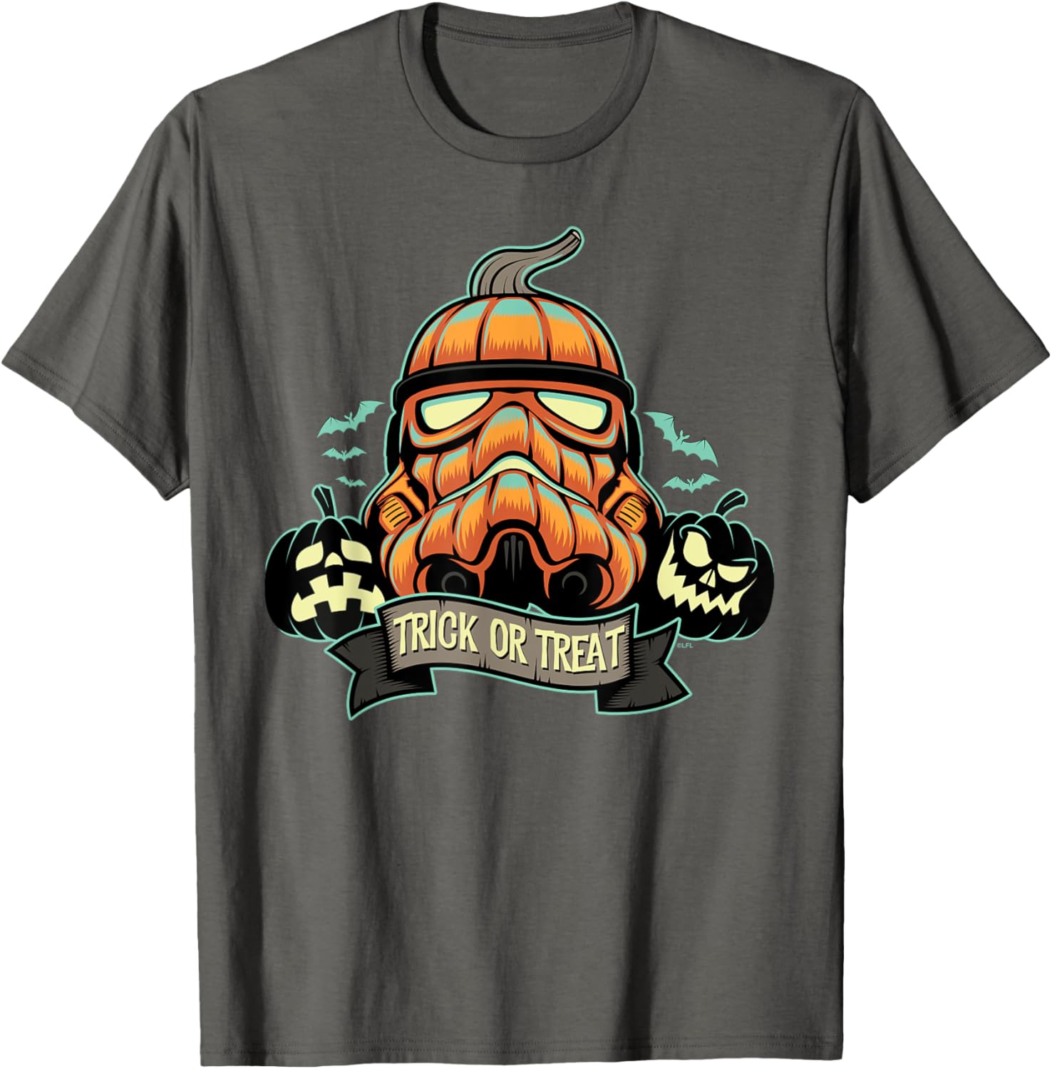 Star Wars Stormtrooper Pumpkin T-Shirt for Halloween Fun and Style - 3