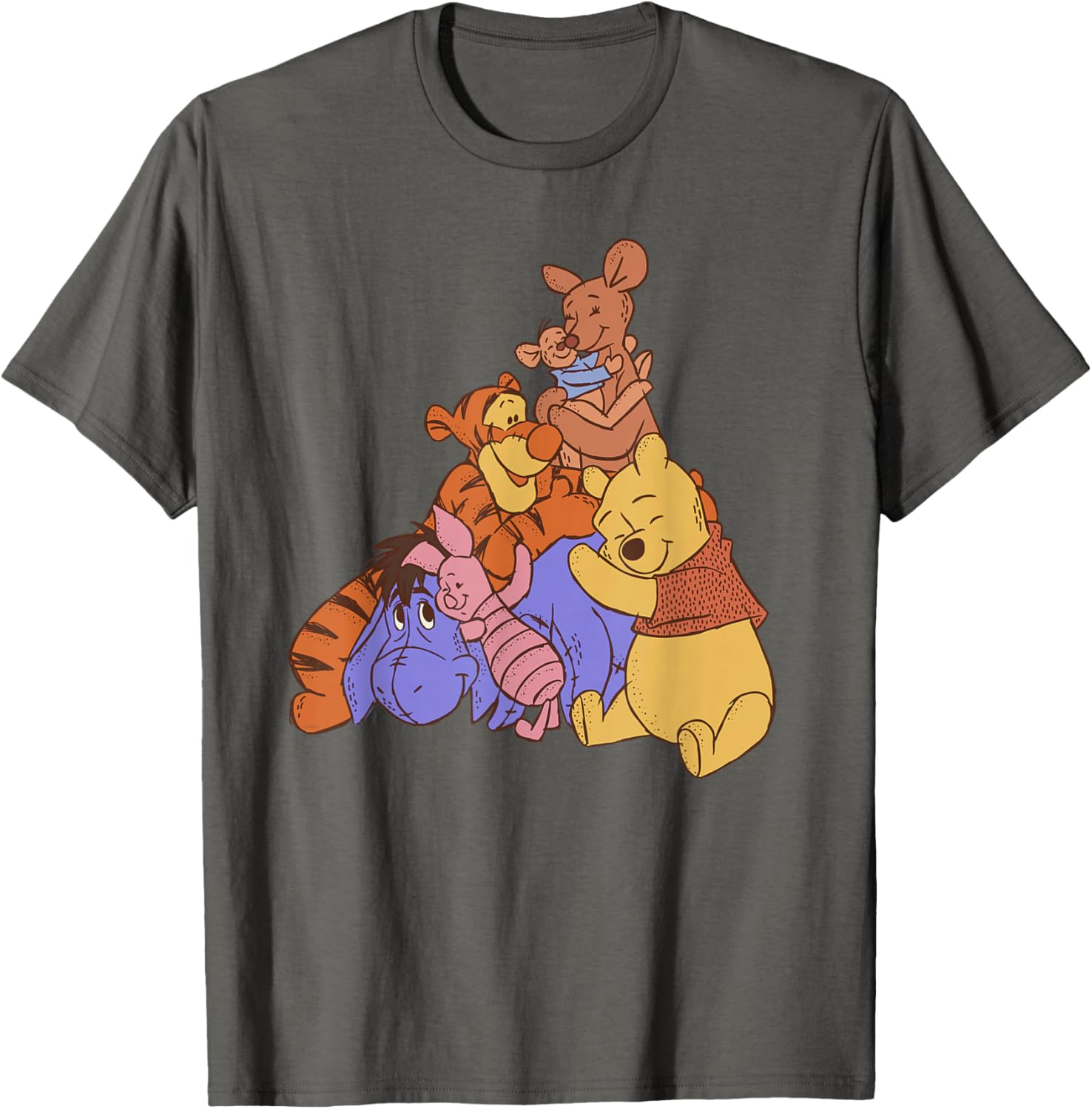 Disney Winnie the Pooh Kanga Roo Group Hug T-Shirt for Kids and Adults - 1