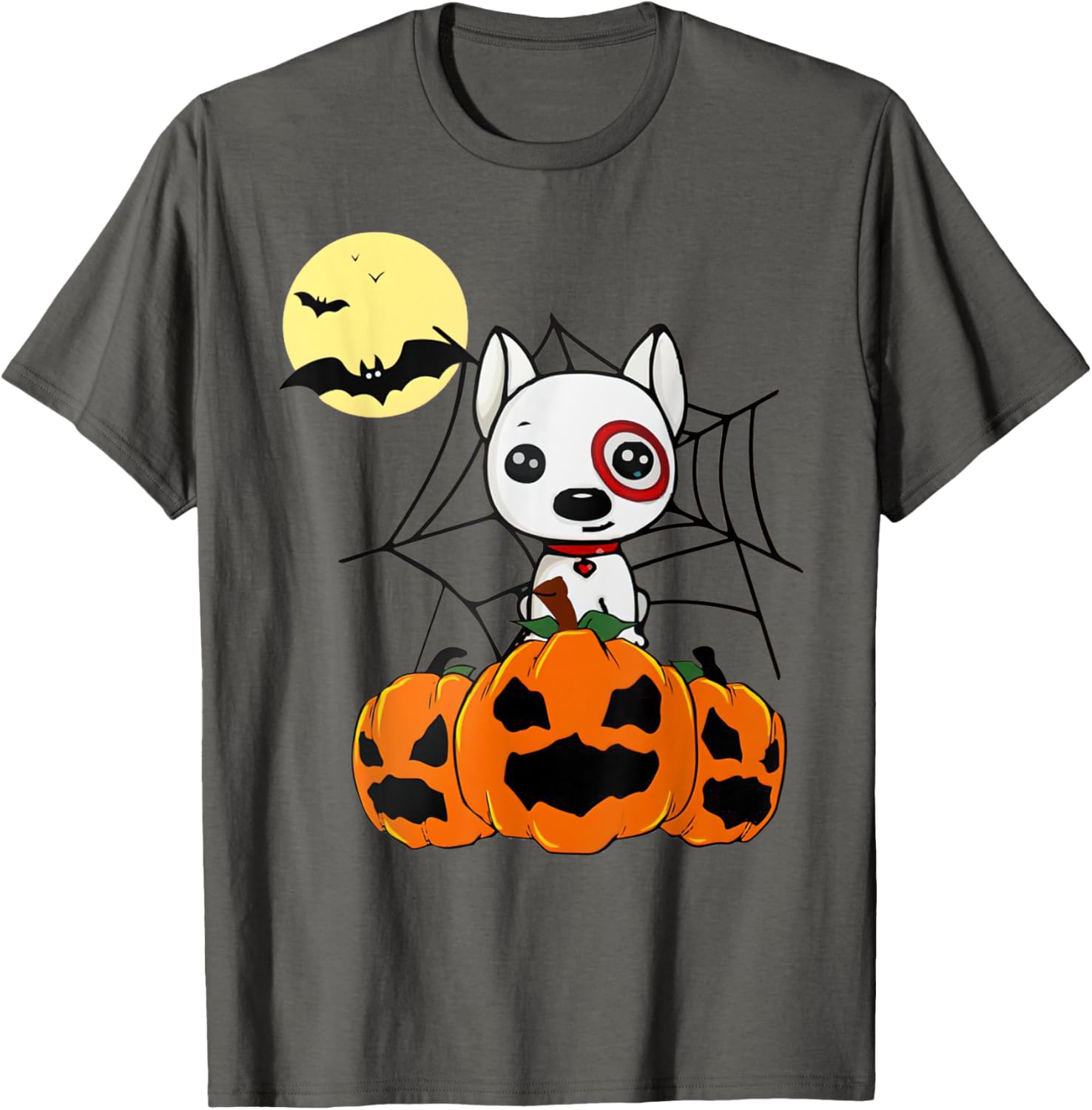Halloween Bullseye Target Team Member Sticker T-Shirt for Fun Festivities - 16