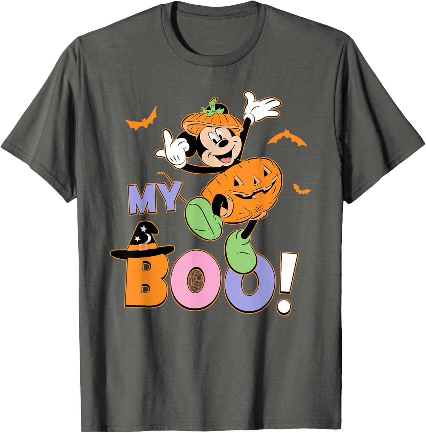 Disney Mickey Mouse My Boo Couples Halloween T-Shirt for Fun Halloween Style - 24