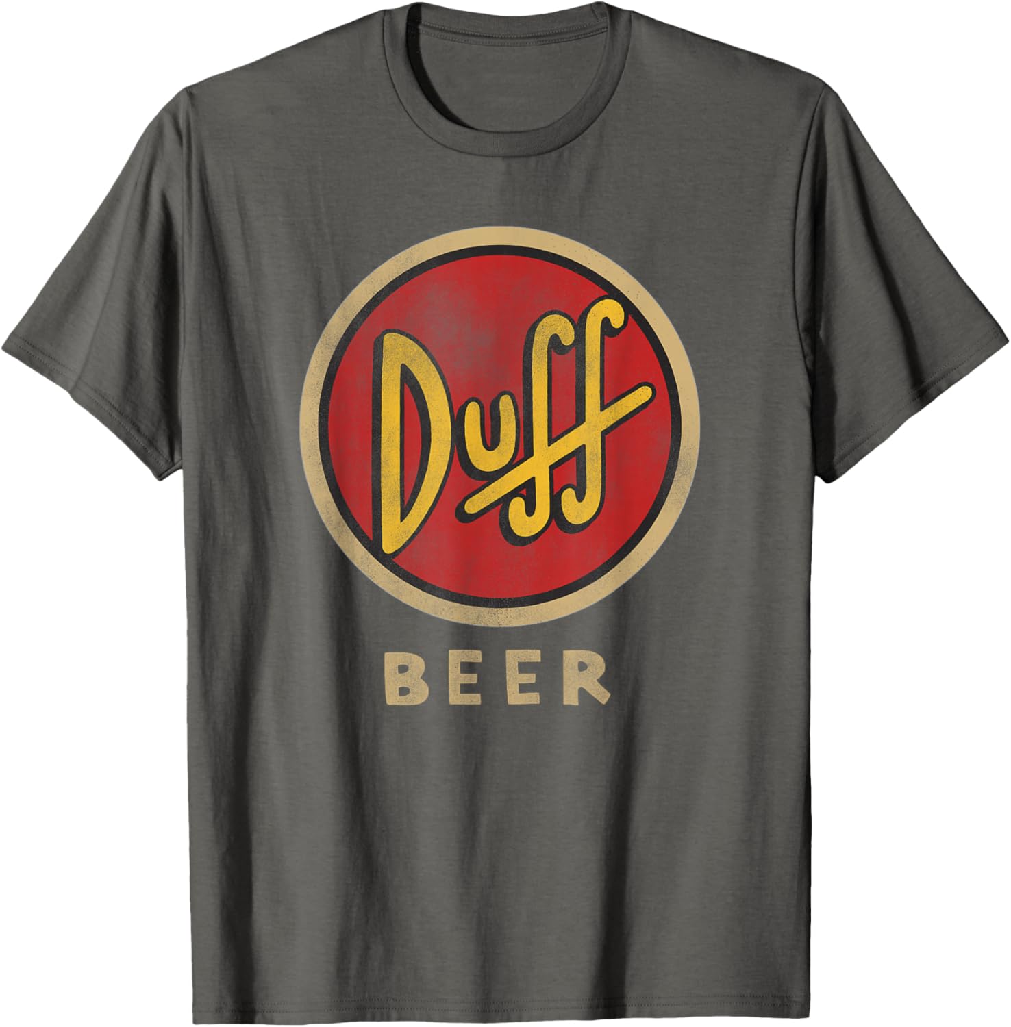 The Simpsons Duff Beer Circle Logo V2 T-Shirt for Fun Fans - 5