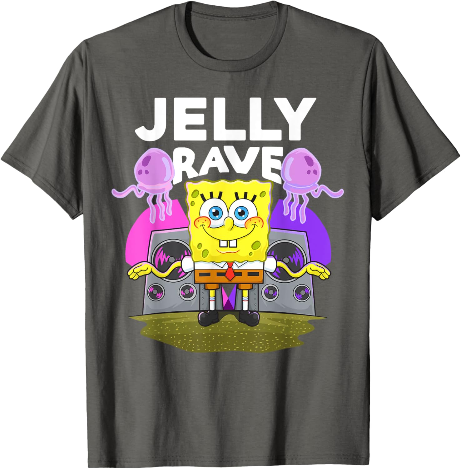 Mademark x SpongeBob SquarePants Jelly Jam Rave T-Shirt for Fun Lovers - 3