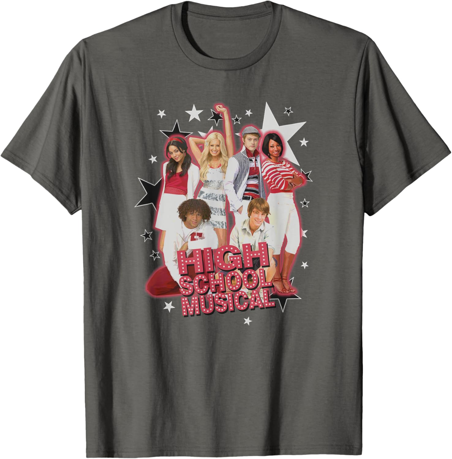 Disney High School Musical Vintage Group Shot T-Shirt for Fans - 15