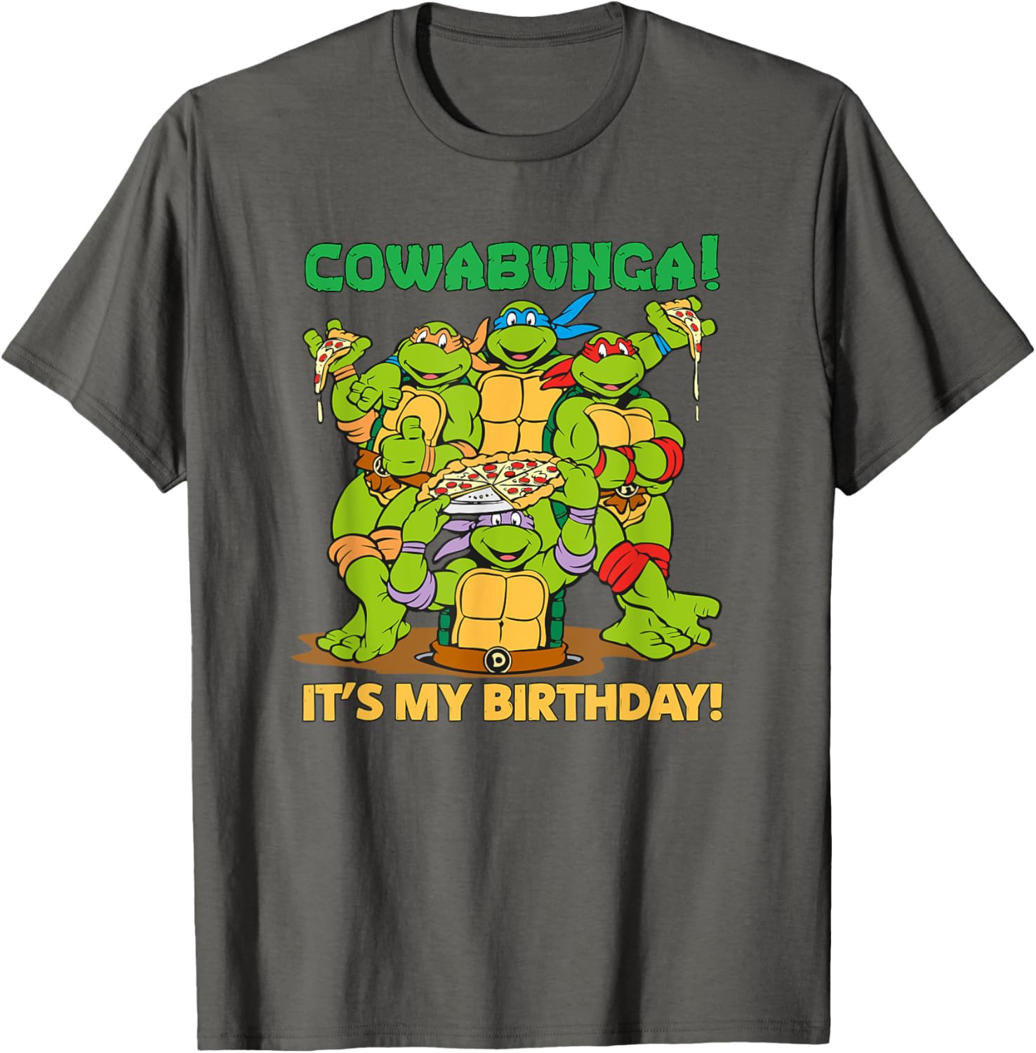 Mademark Teenage Mutant Ninja Turtles Birthday T-Shirt for Kids - 14