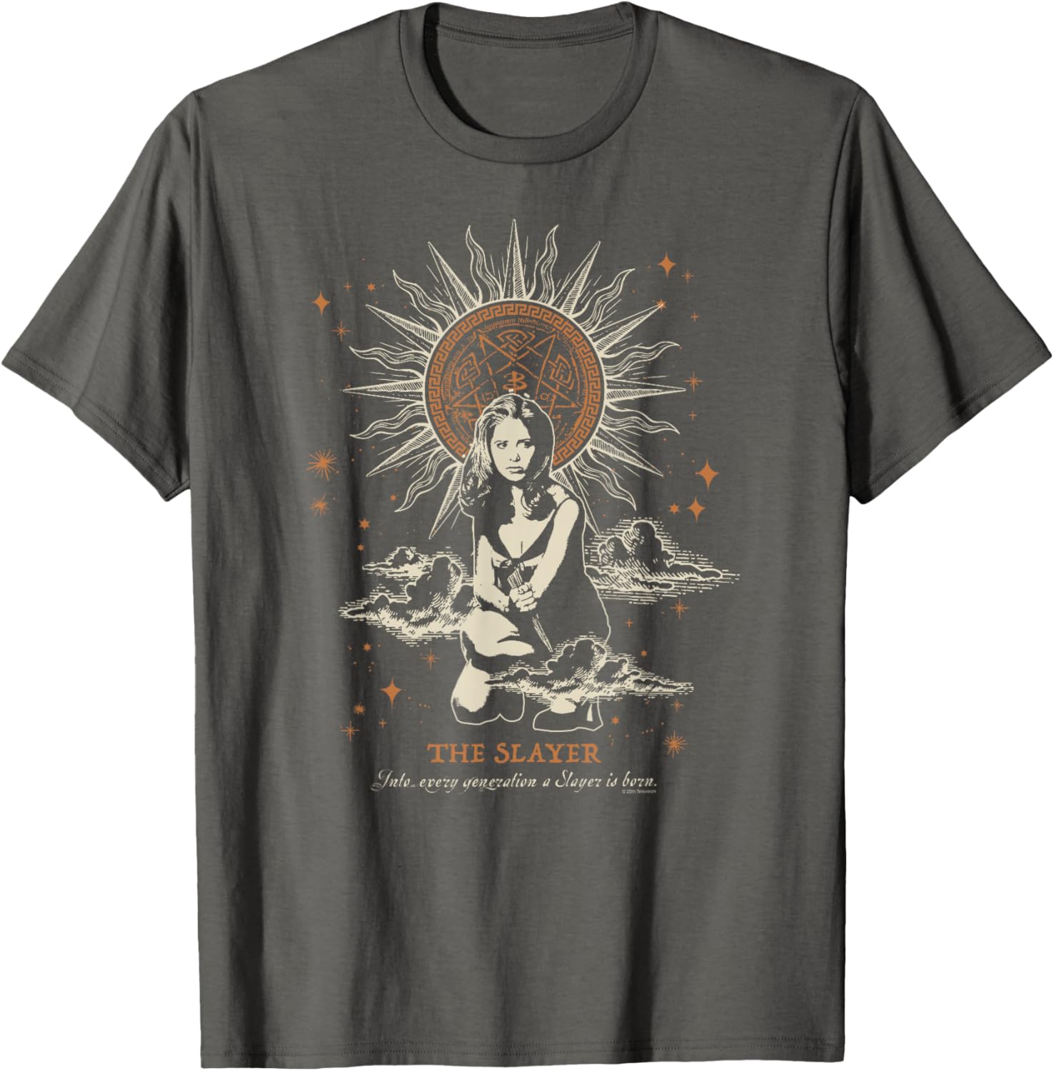 Buffy the Vampire Slayer Vintage Tarot T-Shirt for Fans and Collectors - 1