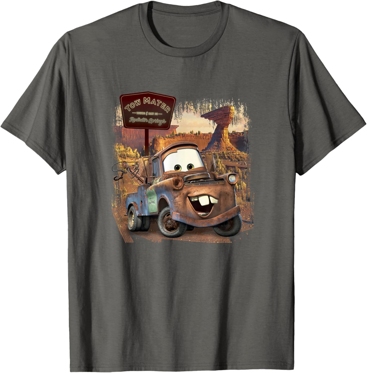 Disney Pixar Cars Tow Mater Radiator Springs T-Shirt for Kids and Adults - 7