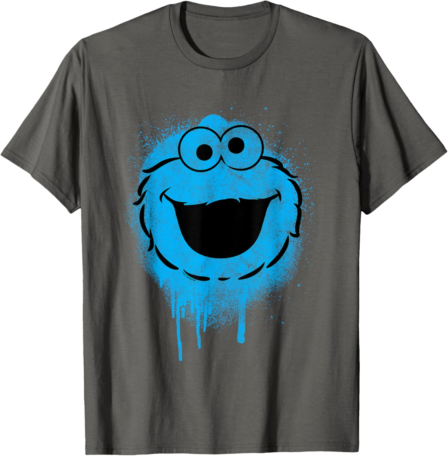 Sesame Street Cookie Monster Graffiti T-Shirt for Fun and Style - 6