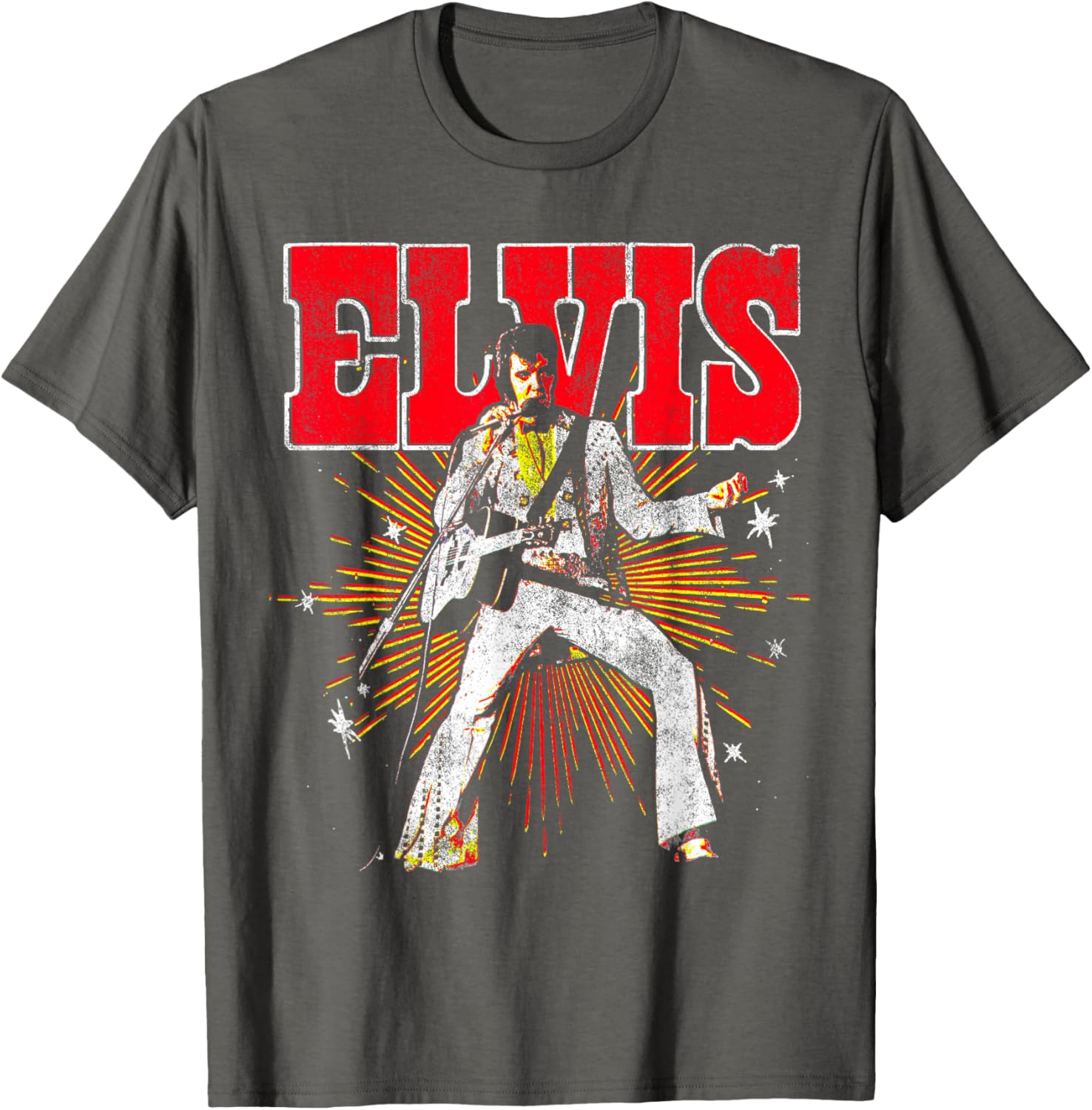 Elvis Presley Retro Short Sleeve T-Shirt for Fans and Collectors - 11
