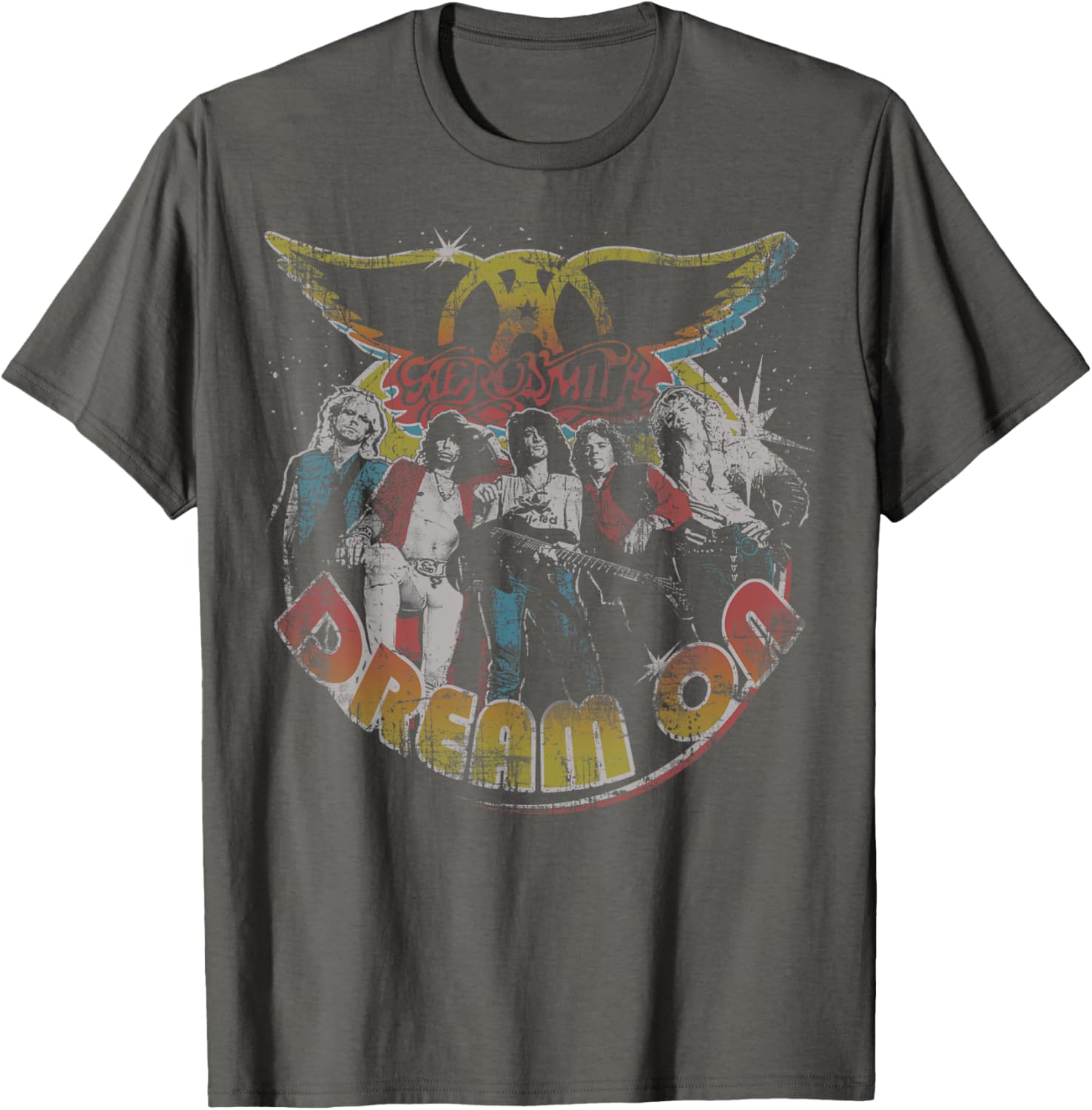Aerosmith Dream On Portrait T-Shirt - Stylish Band Tee for Music Fans - 3