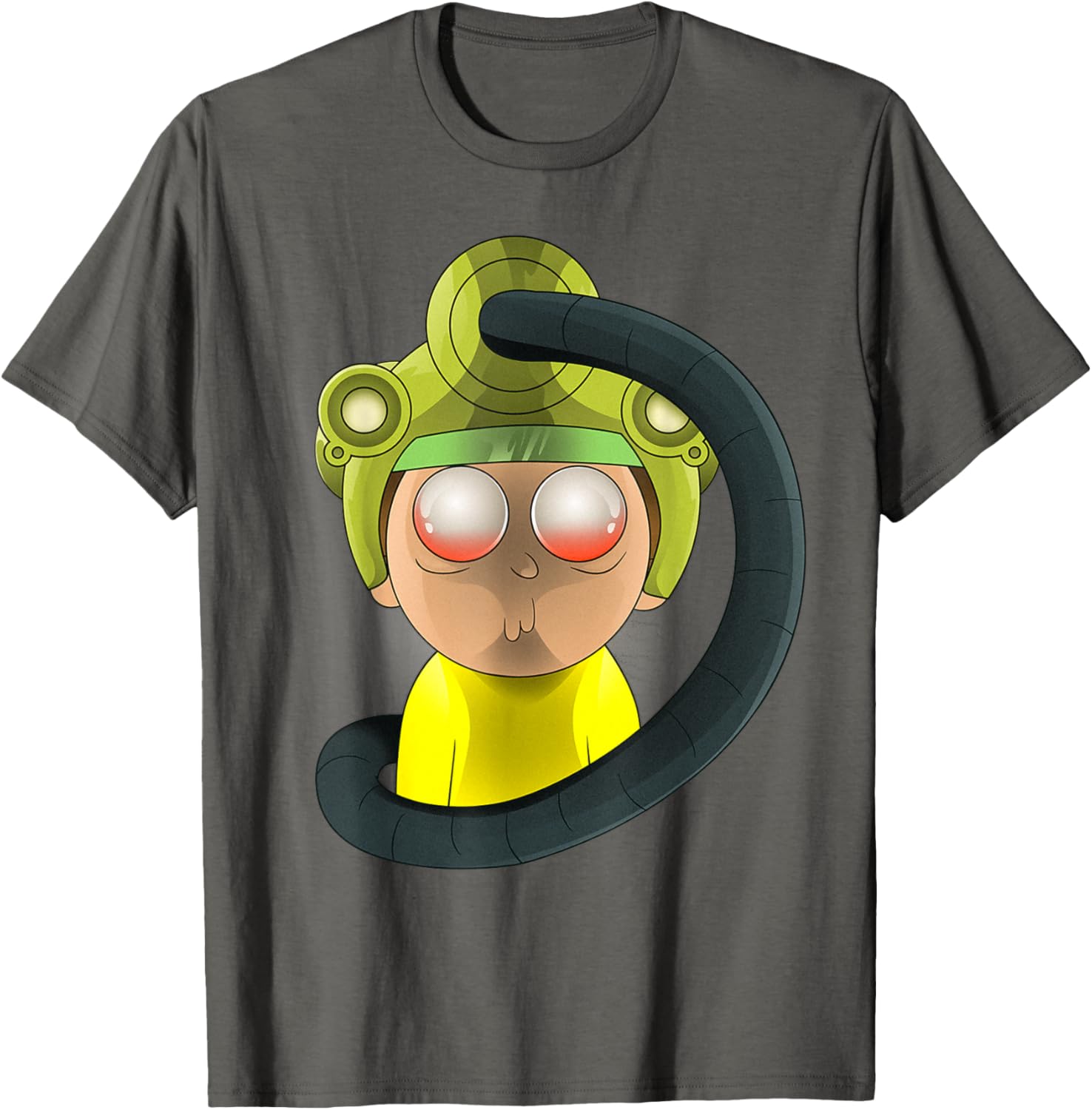 Rick and Morty Shirt Roy A Life Well Lived Helmet Graphic Tee for Fans - 1