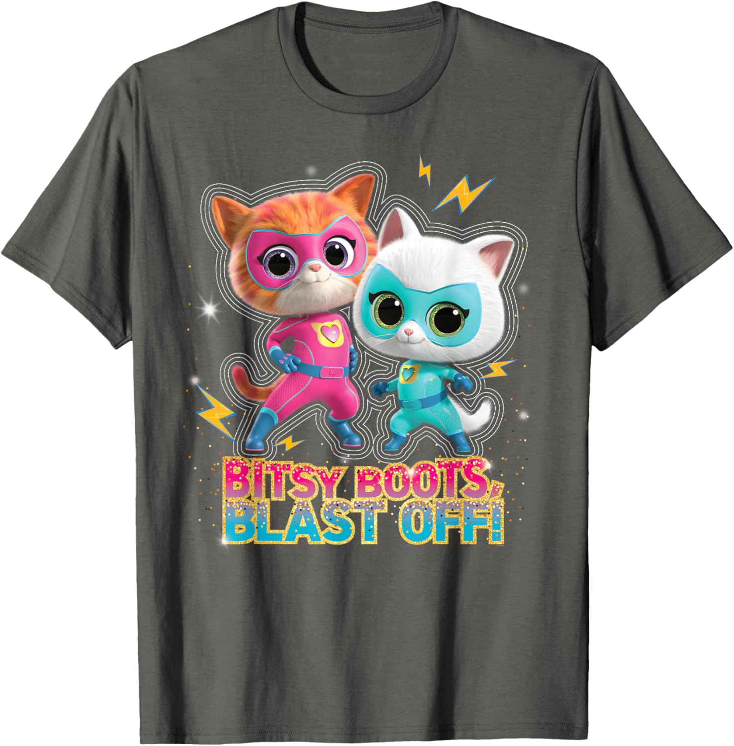 Disney Junior SuperKitties Ginny and Bitsy Blast Off T-Shirt for Kids - 4