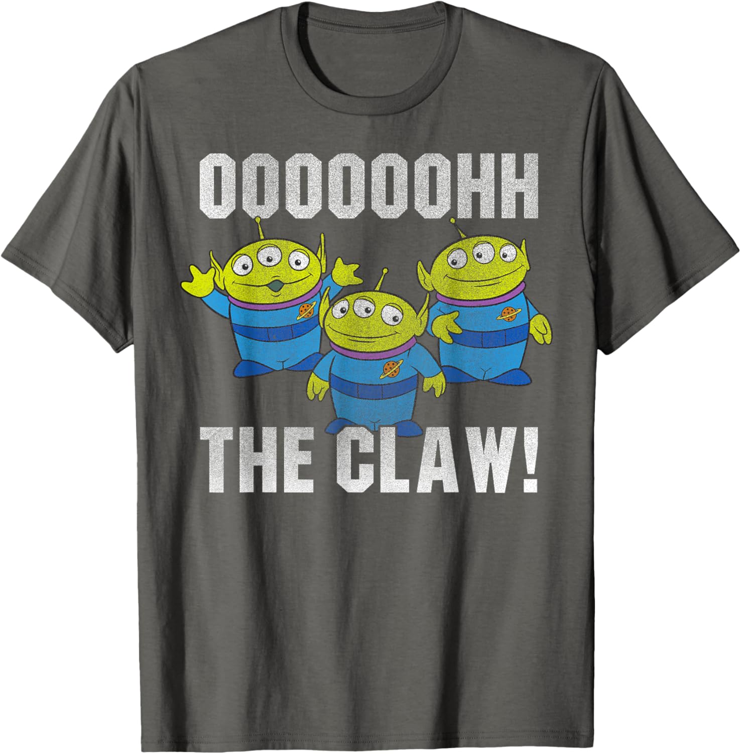 Disney Pixar Toy Story Alien Oooooh The Claw Distressed T-Shirt for Fans - 2
