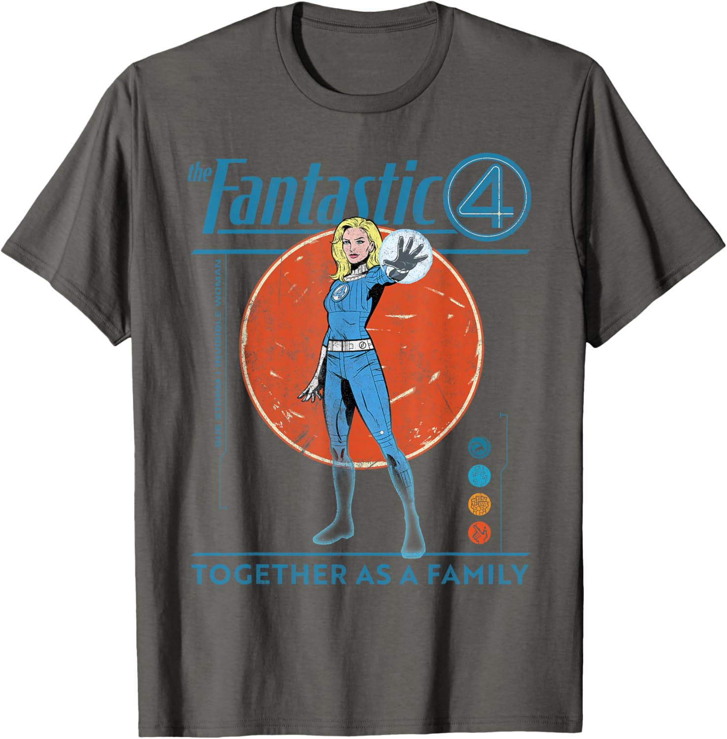 Marvel Fantastic Four Retro T-Shirt Featuring The Invisible Woman Design - 15