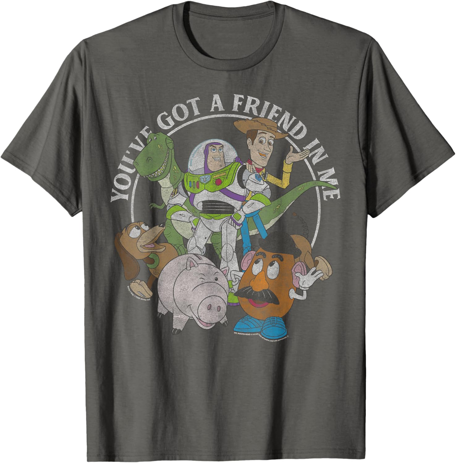Disney Pixar Toy Story You've Got A Friend In Me Group Shot T-Shirt - 5