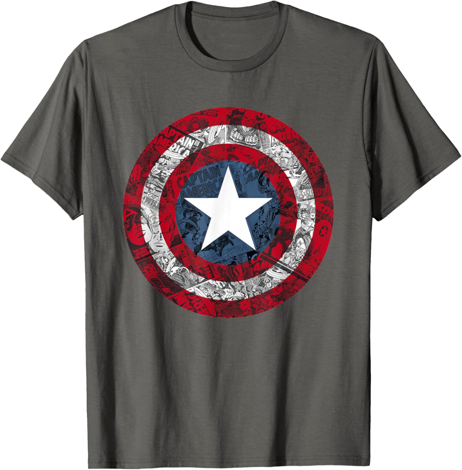 Captain America Avengers Shield T-Shirt for Marvel Fans and Collectors - 2