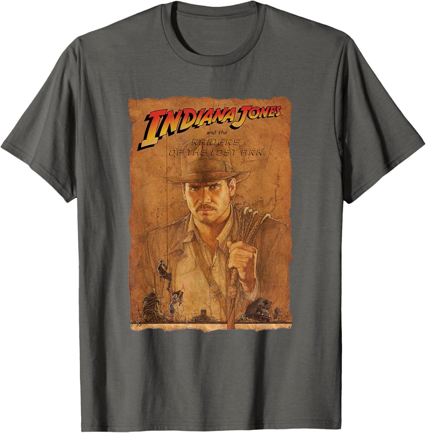 Indiana Jones Raiders of the Lost Ark Poster Art T-Shirt for Fans - 16