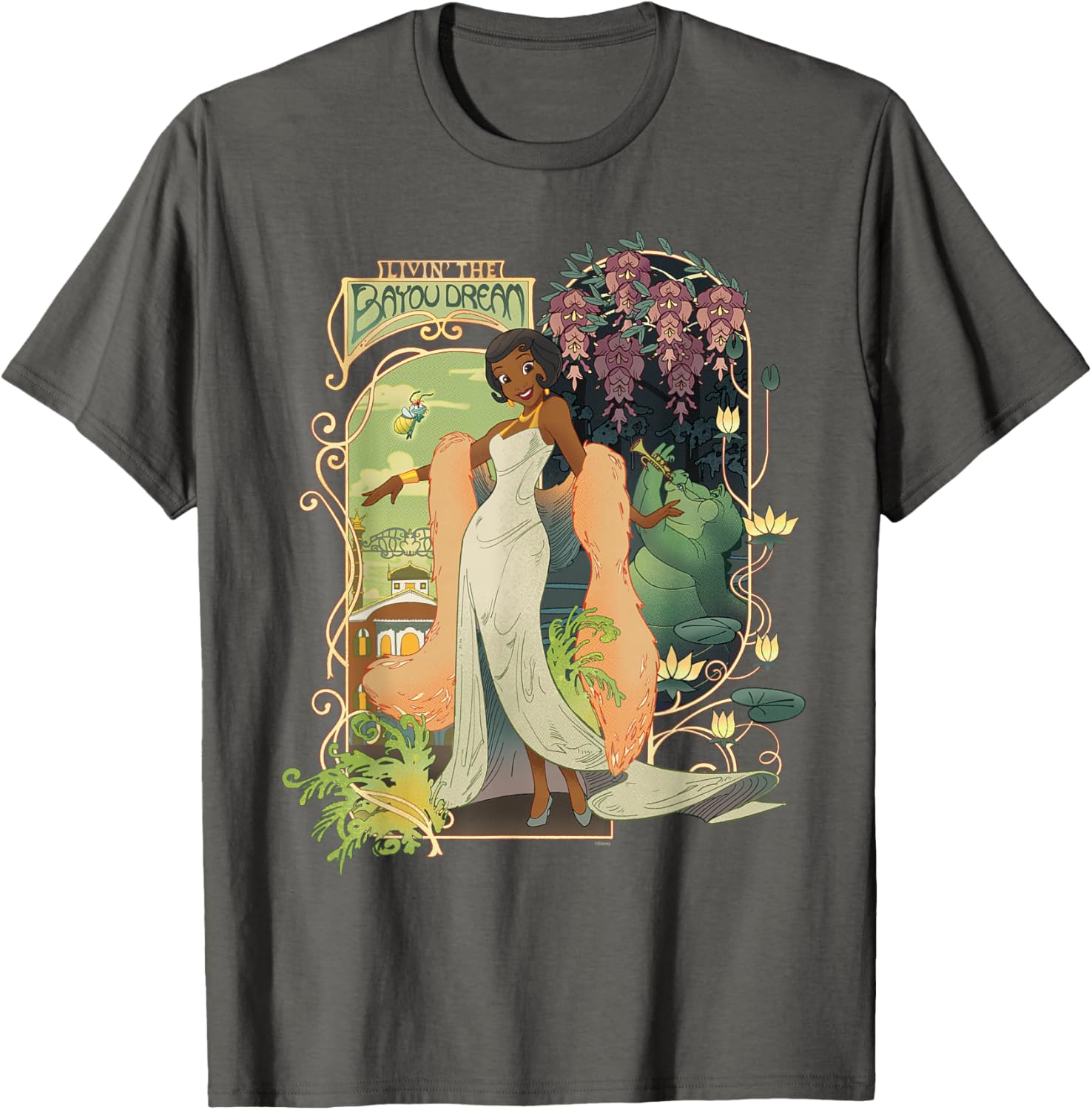 Disney Princess Tiana Livin' the Bayou Dream T-Shirt for Kids and Adults - 18