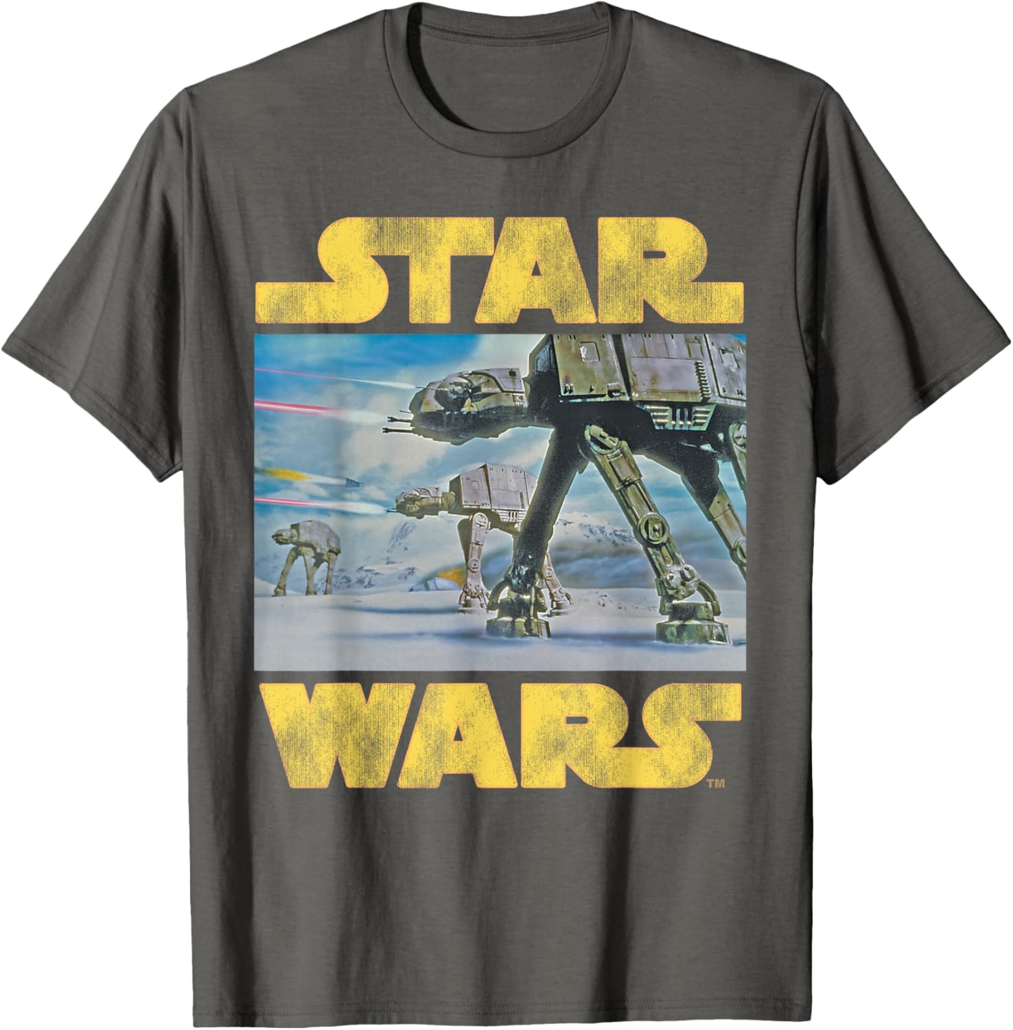 Star Wars Vintage AT-AT Battle of Hoth T-Shirt for Fans and Collectors - 1