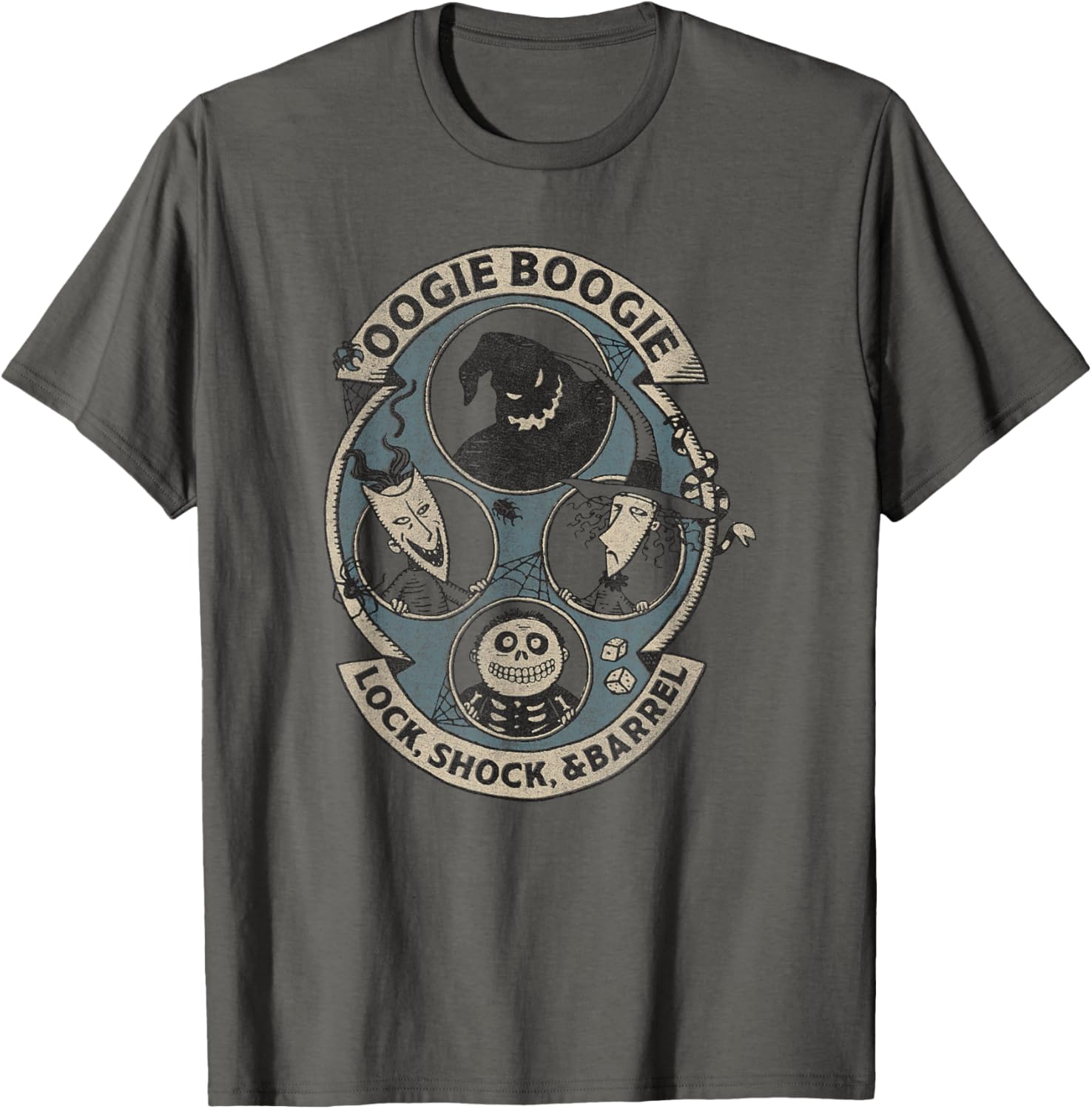 Disney Nightmare Before Christmas Villain Cast T-Shirt for Fans - 13