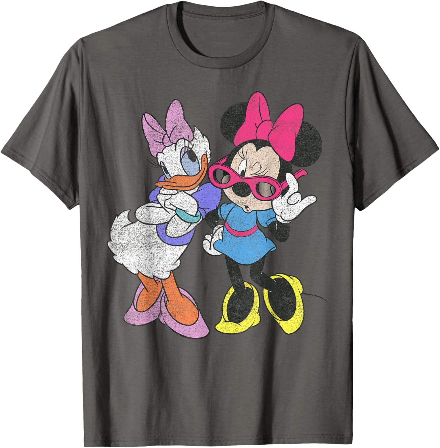Disney Mickey and Friends Daisy and Minnie Short Sleeve T-Shirt for Kids - 9