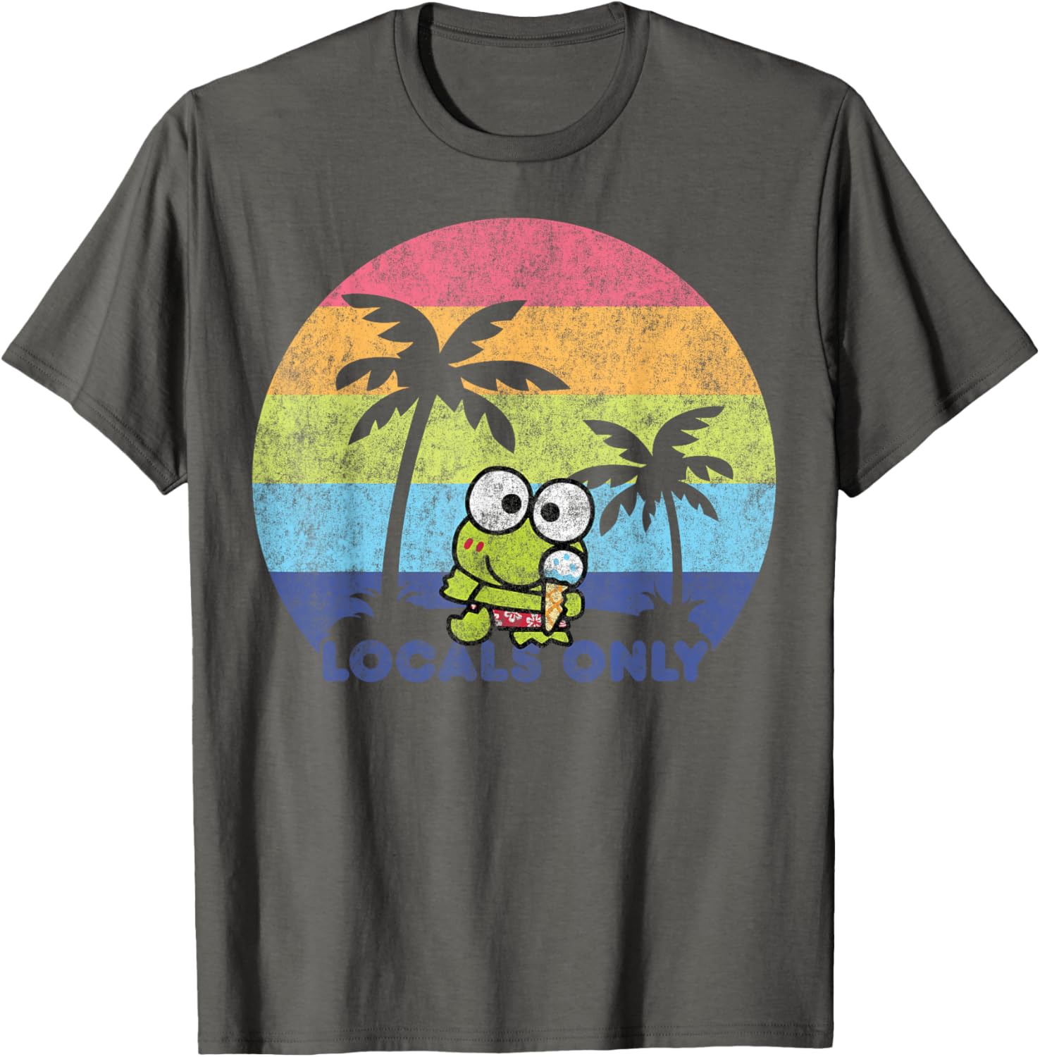 Keroppi Locals Only T-Shirt Fun Graphic Tee for Fashionable Fans - 18