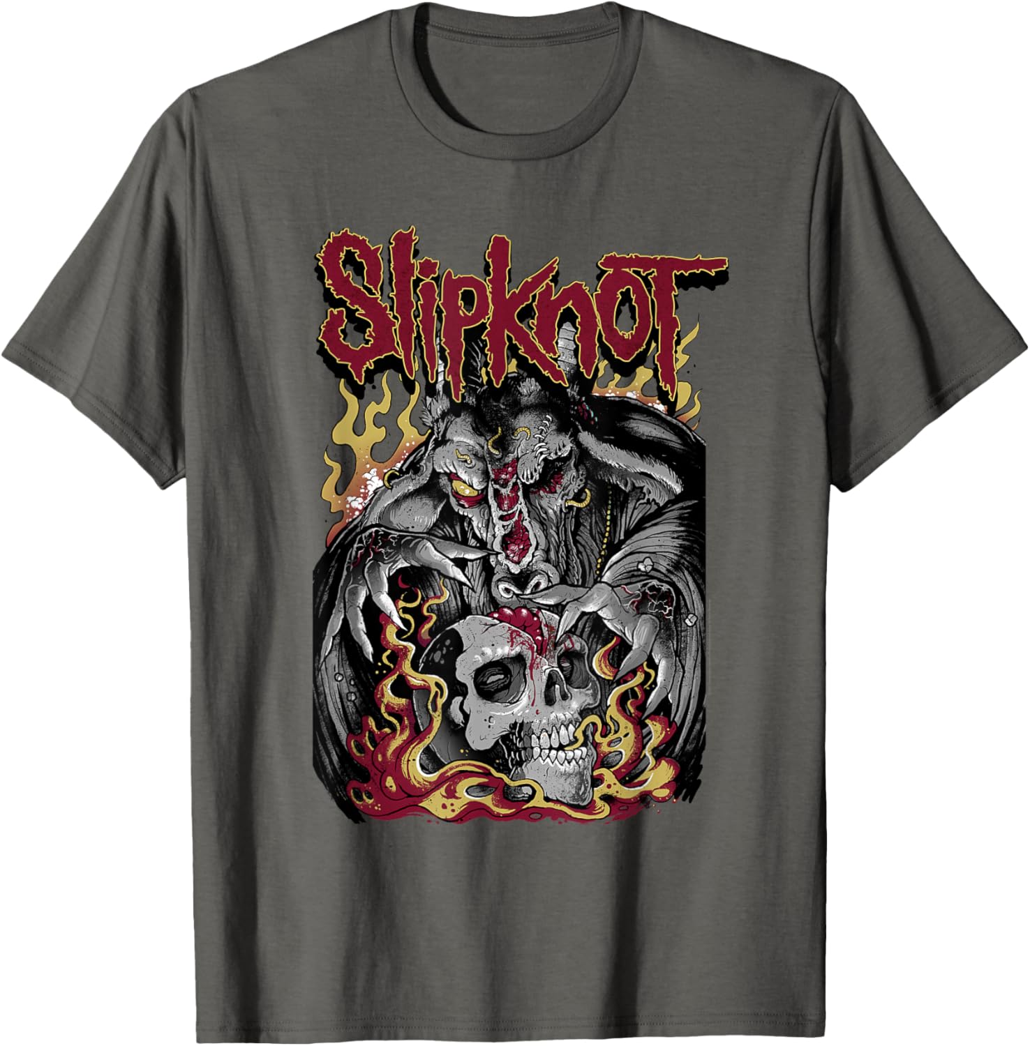 Slipknot Brain Reaper T-Shirt for Fans of Unique Rock Apparel - 2