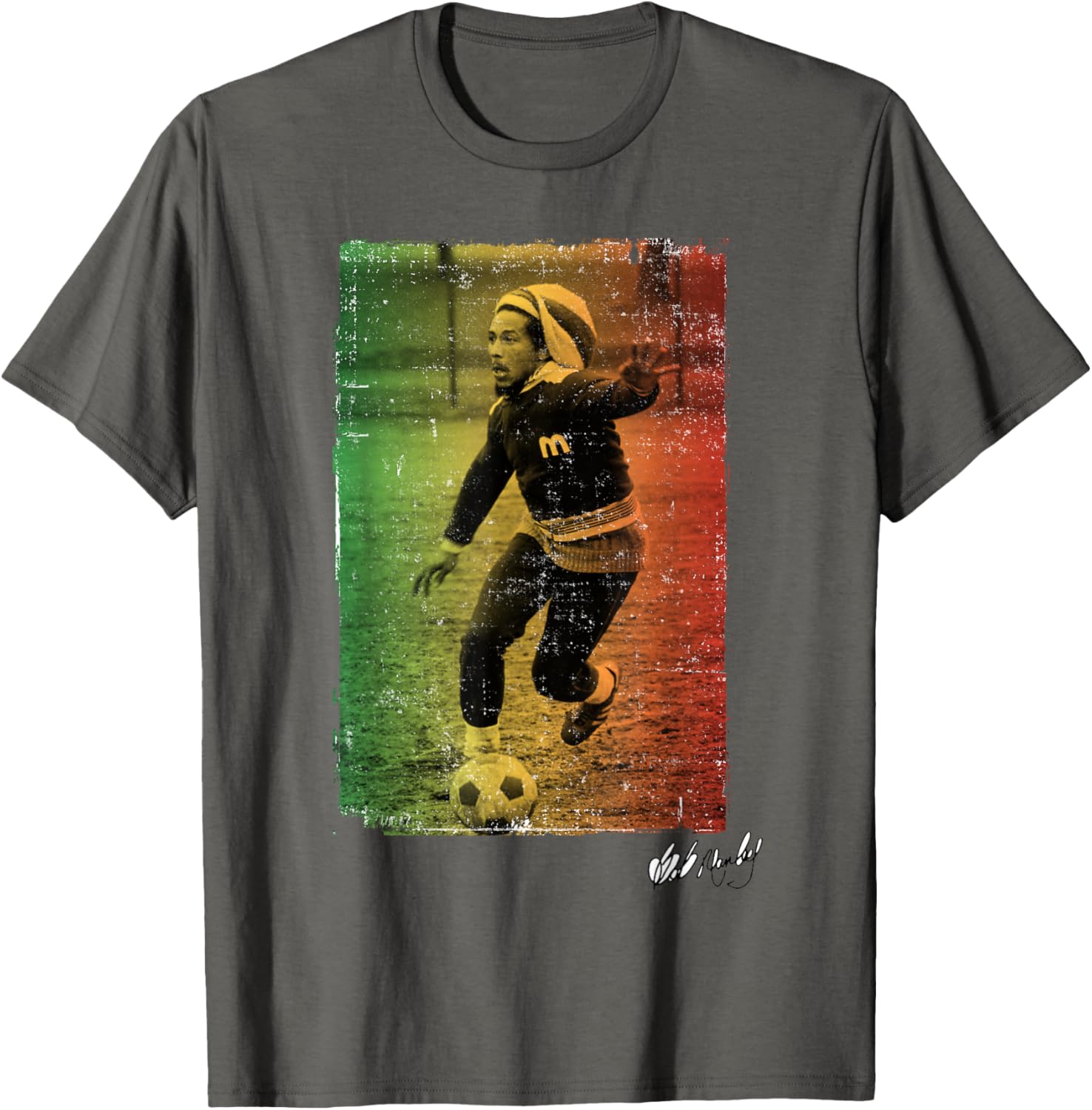 Bob Marley Rasta Football T-Shirt for Stylish Fans and Music Lovers - 7