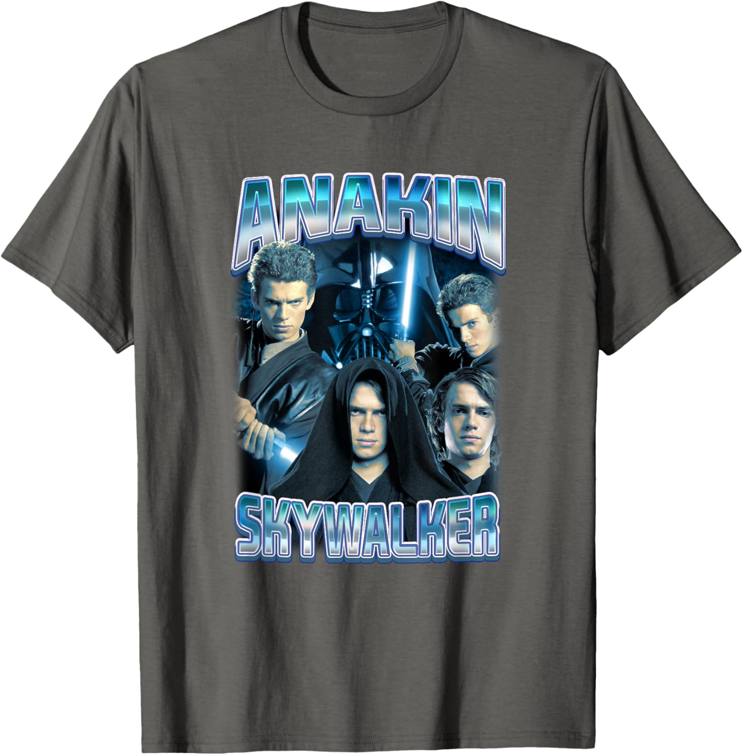 Star Wars Anakin Skywalker Photo Collage T-Shirt for Fans and Collectors - 8