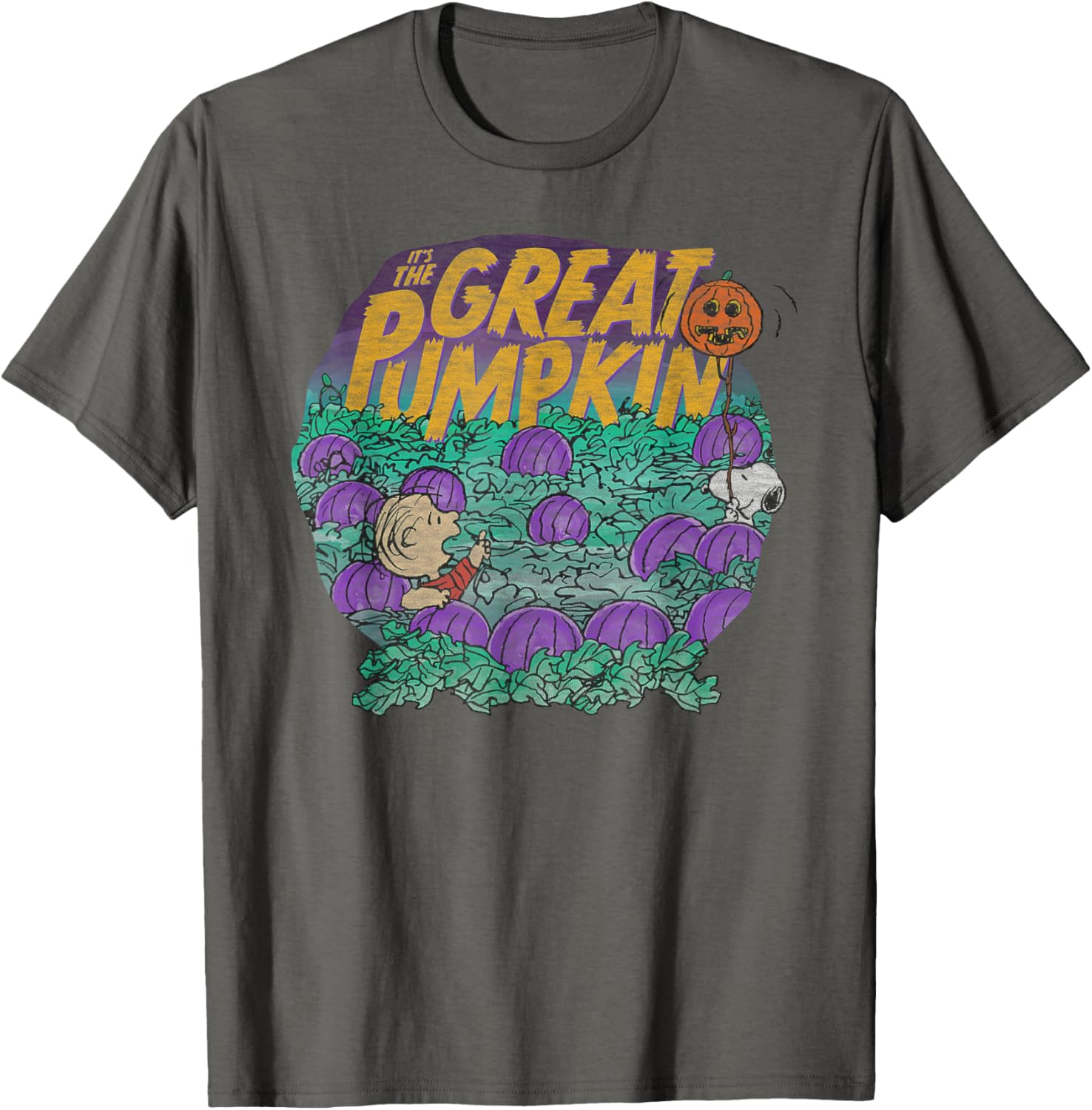 Peanuts Halloween Linus and Snoopy Great Pumpkin T-Shirt for All Ages - 13