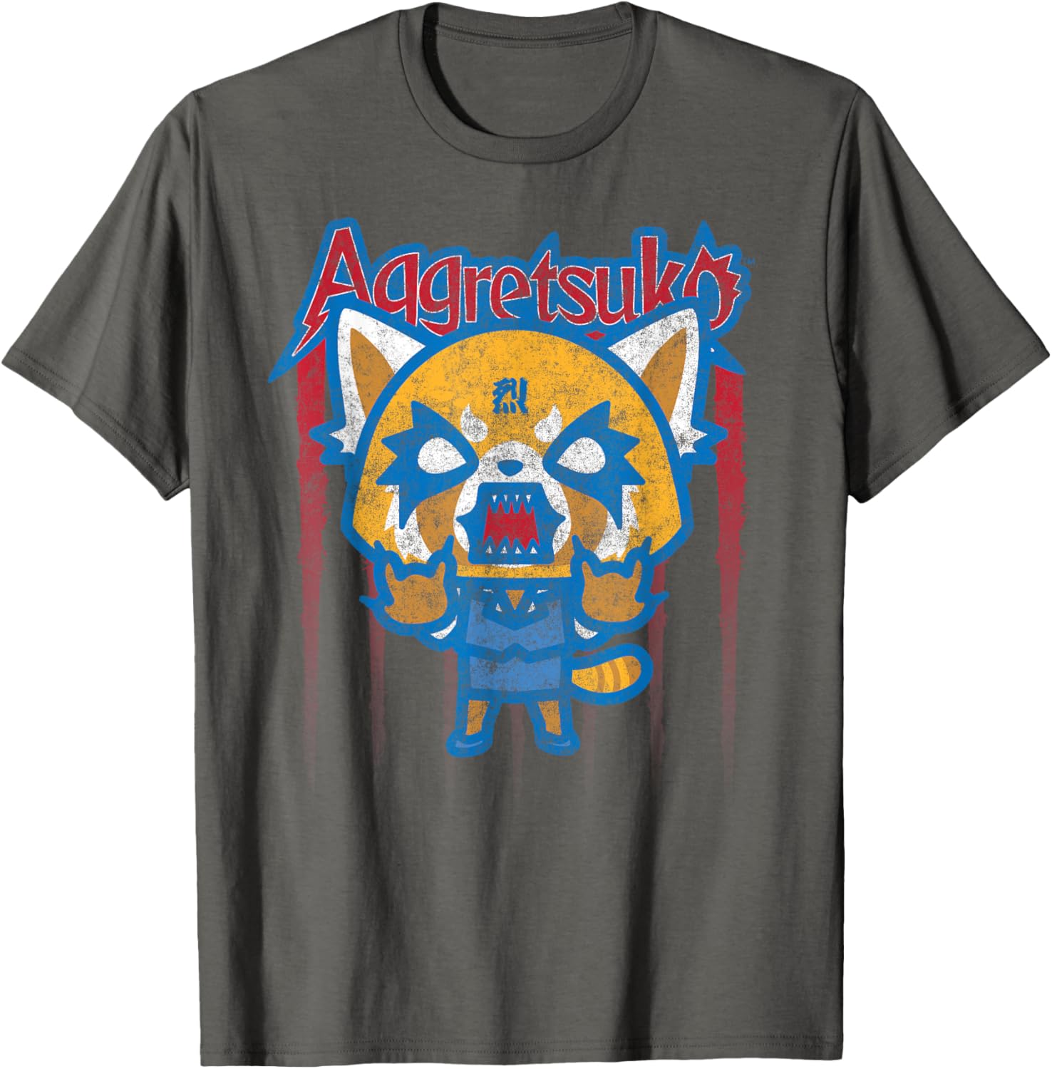 Aggretsuko Red White and Blue Americana T-Shirt for Fun Love and Style - 12