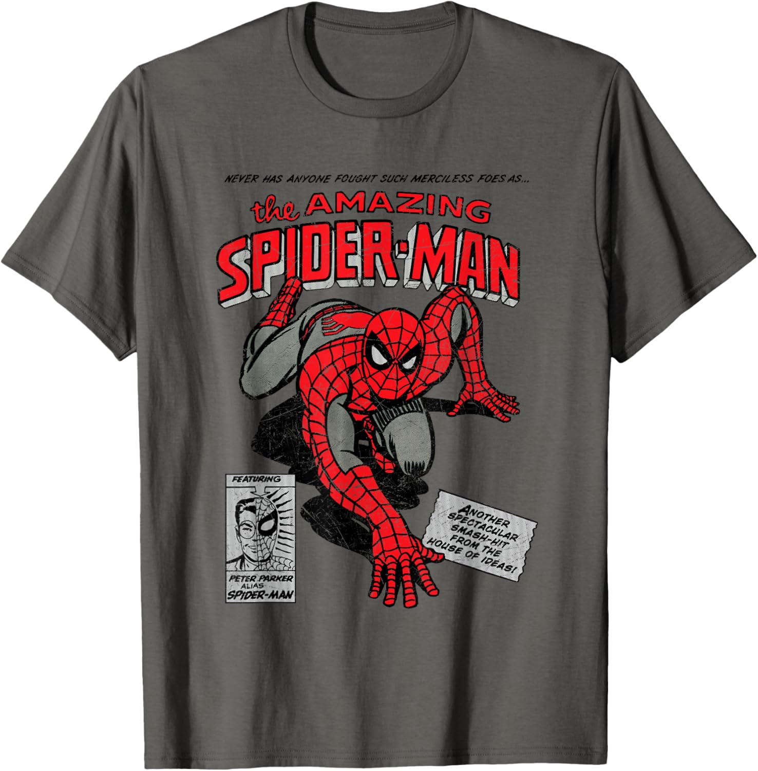 Marvel Spider-Man Retro Comic T-Shirt for Comic Book Fans - 3