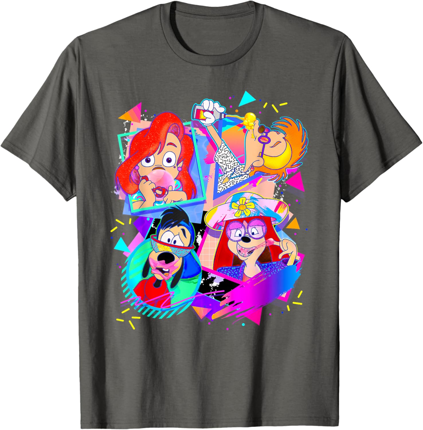 Disney A Goofy Movie Bubble Gum Retro T-Shirt for 90s Fans - 16