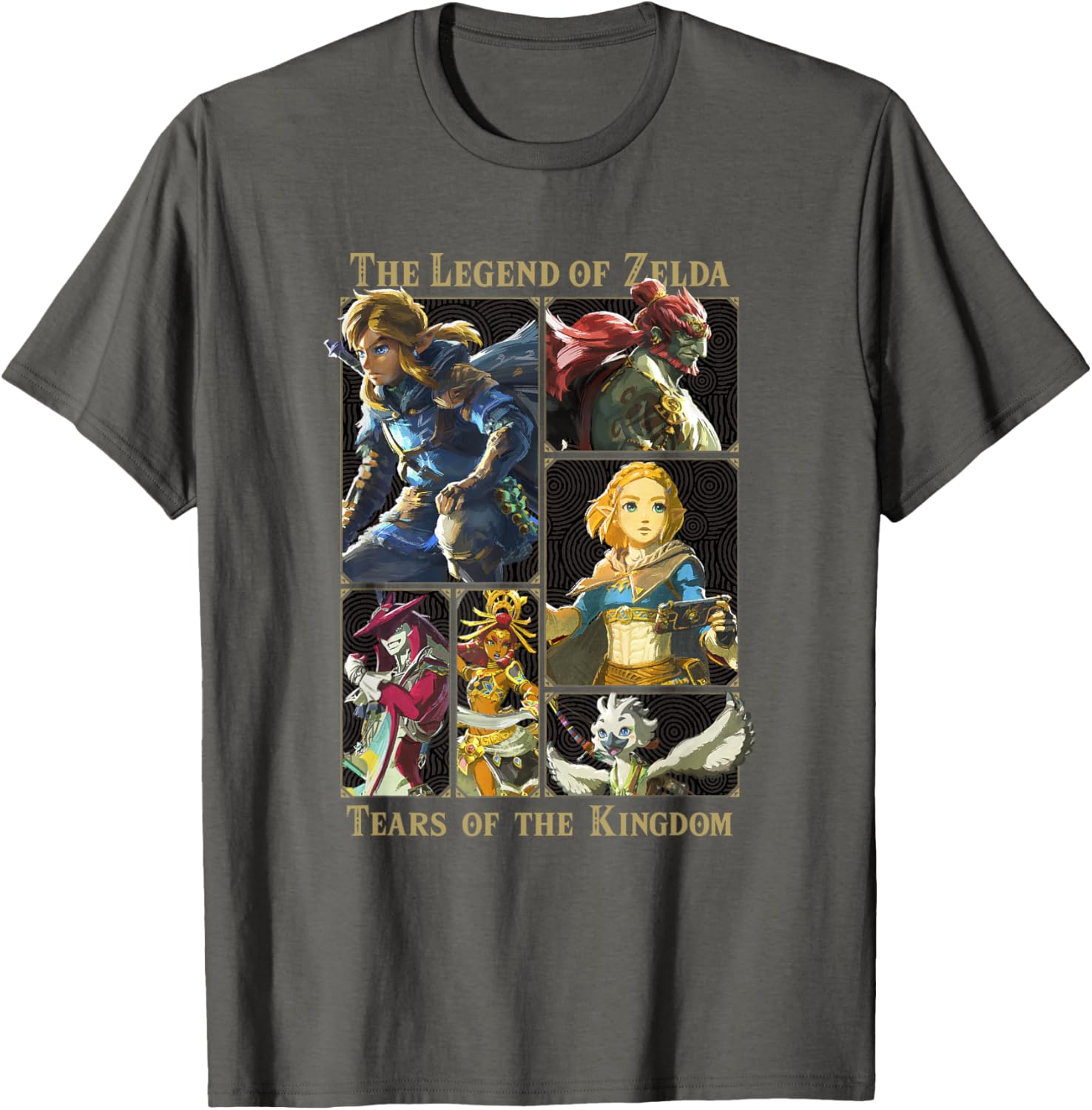 The Legend of Zelda Tears of the Kingdom Character Box Up T-Shirt - 12