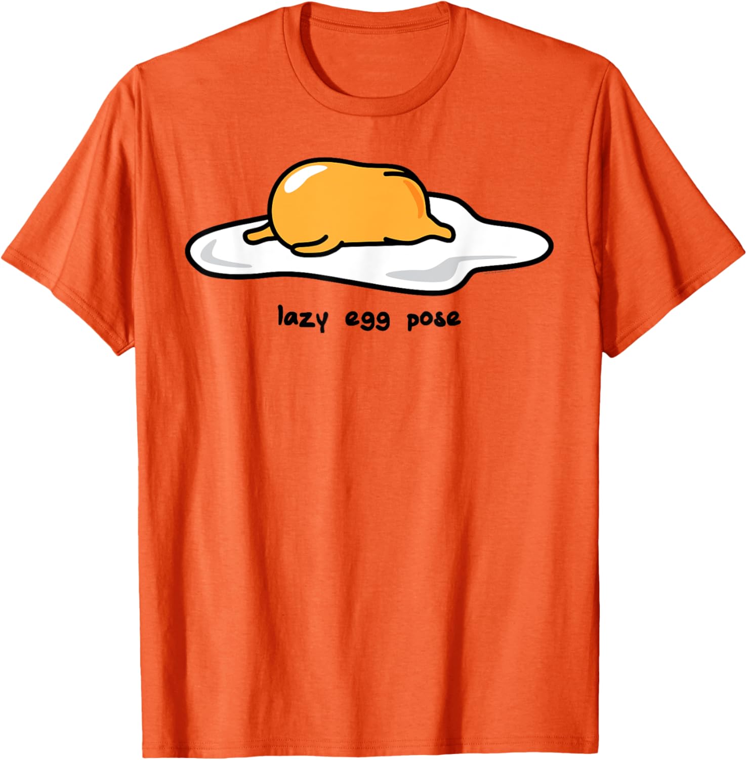 Gudetama Lazy Egg Yoga Pose T-Shirt for Fun and Comfort Lovers - 17