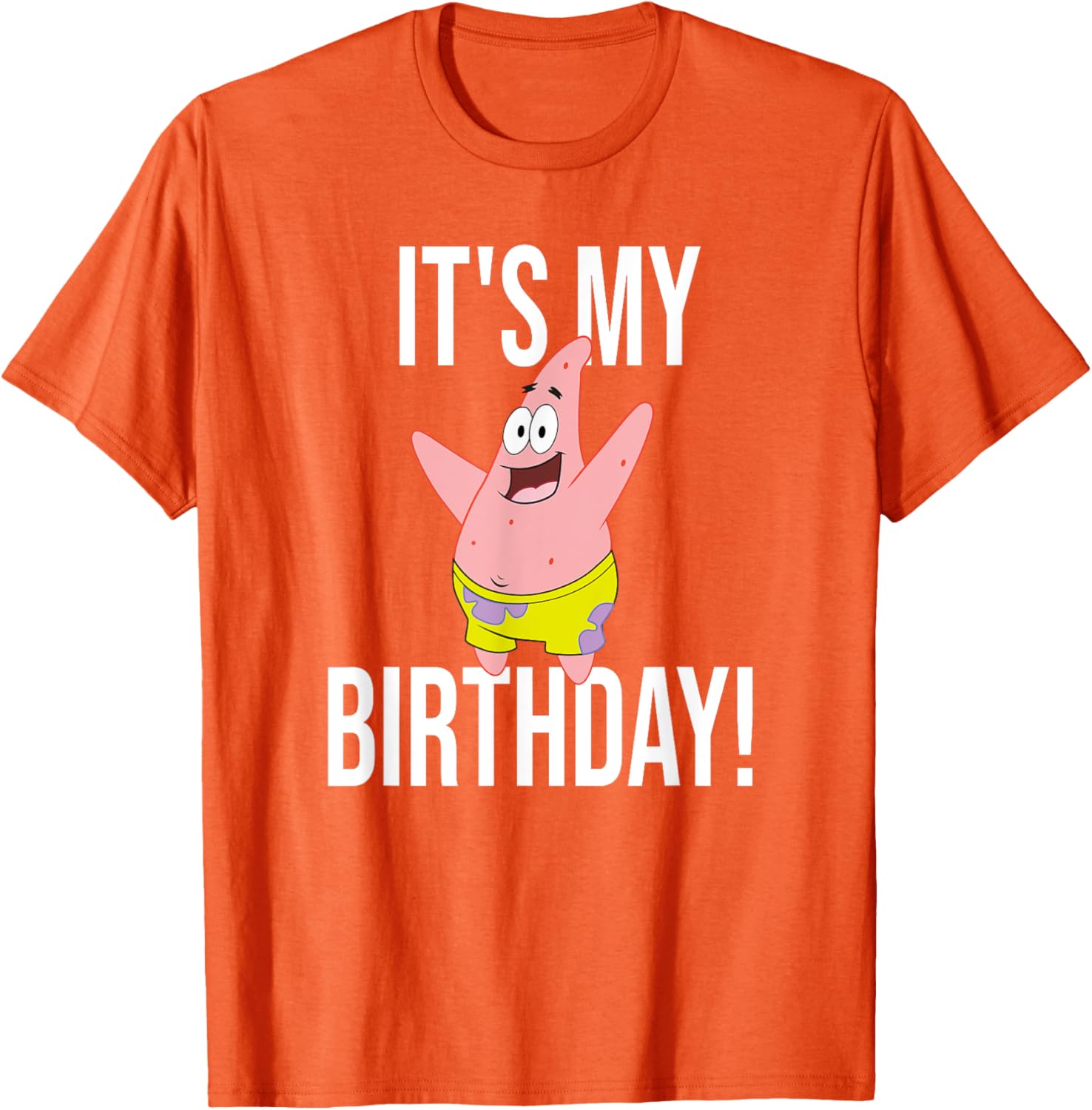 Mademark Birthday T-Shirt Featuring Patrick Star from SpongeBob SquarePants - 17