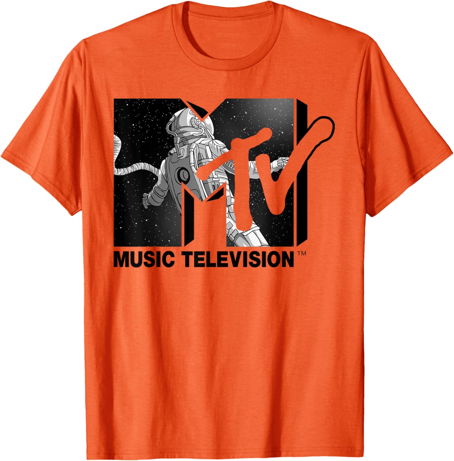 Mademark x MTV Astronaut Stratosphere Tee - Cool Graphic T-Shirt for Fans - 7