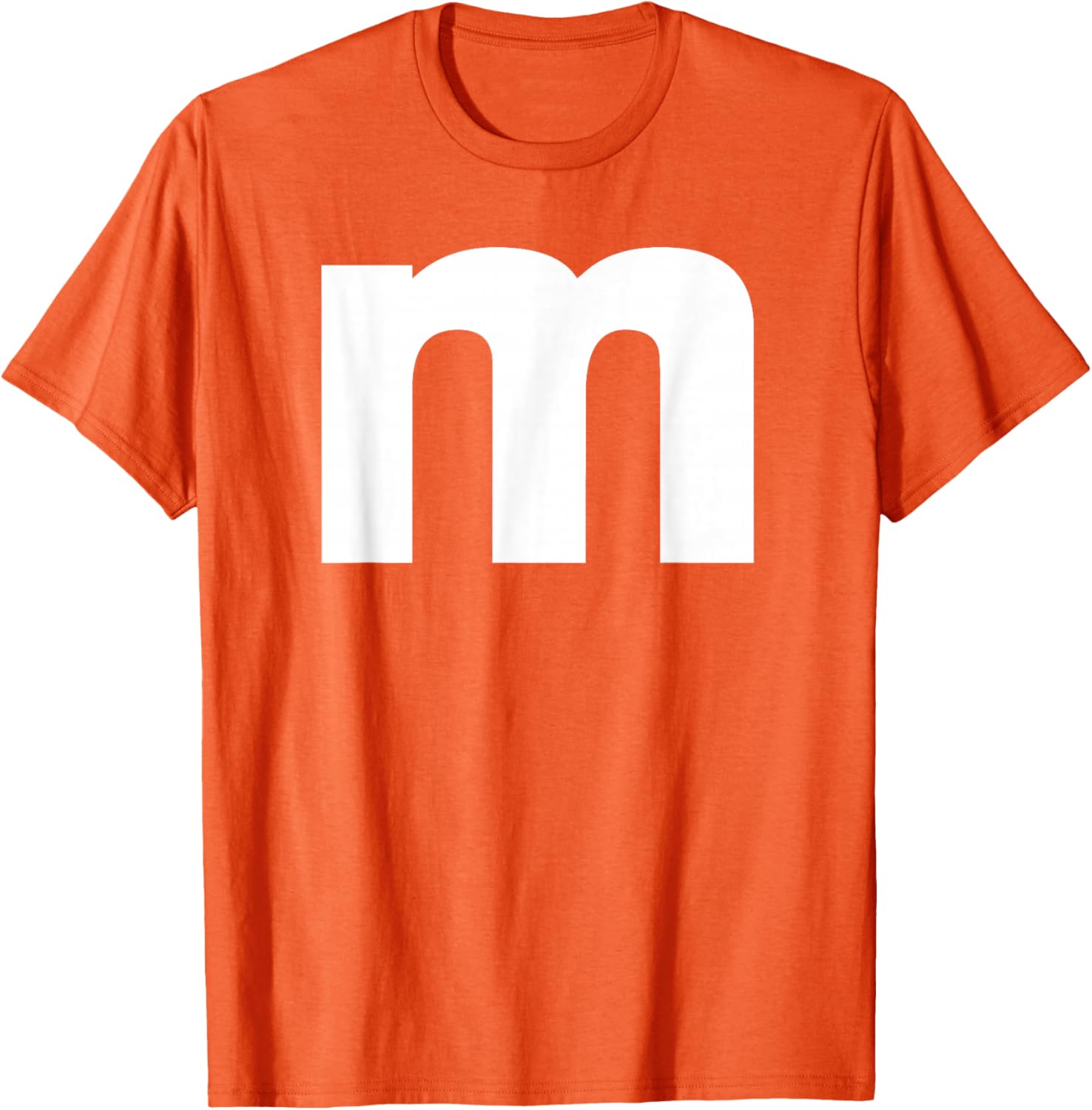 Capital Letter M Halloween T-Shirt for Fun Holiday Outfits - 16