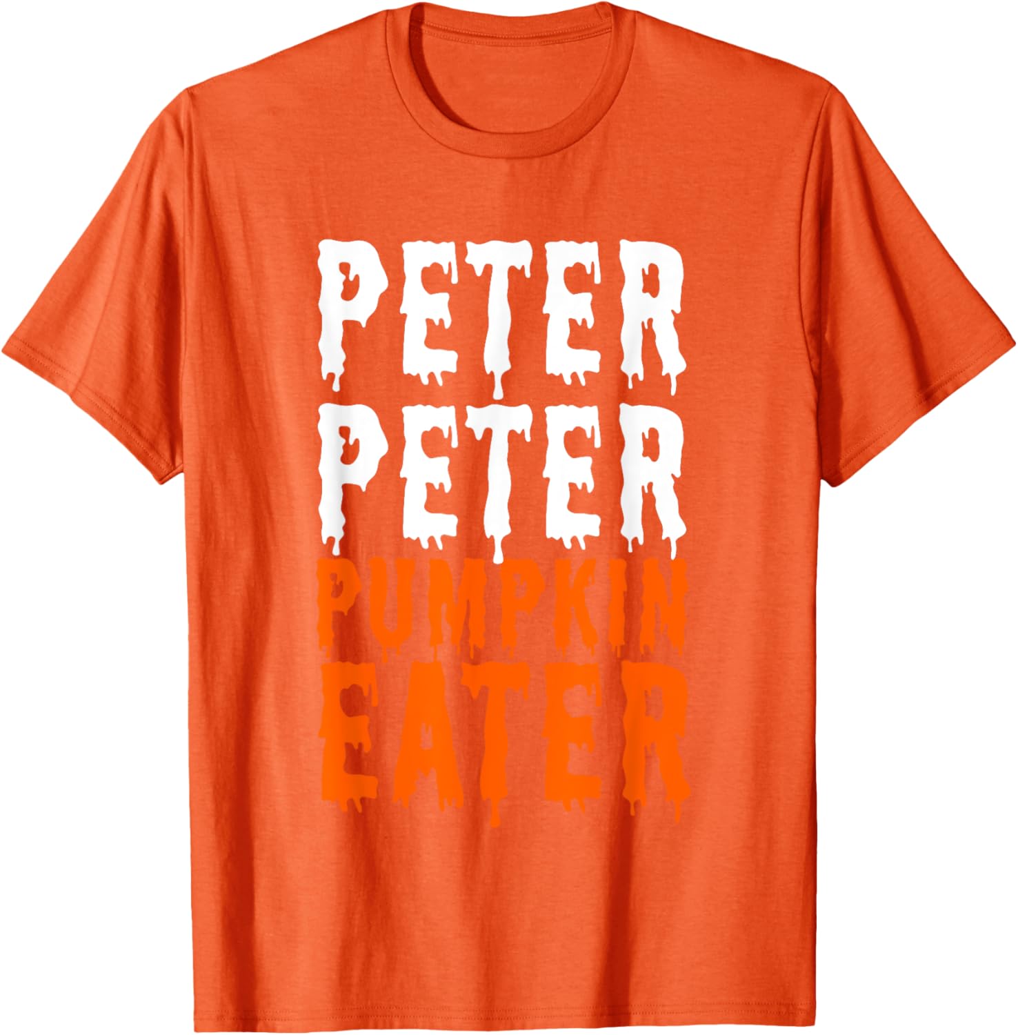 Peter Pumpkin Eater Halloween Costume T-Shirt for Couples and Men - 13