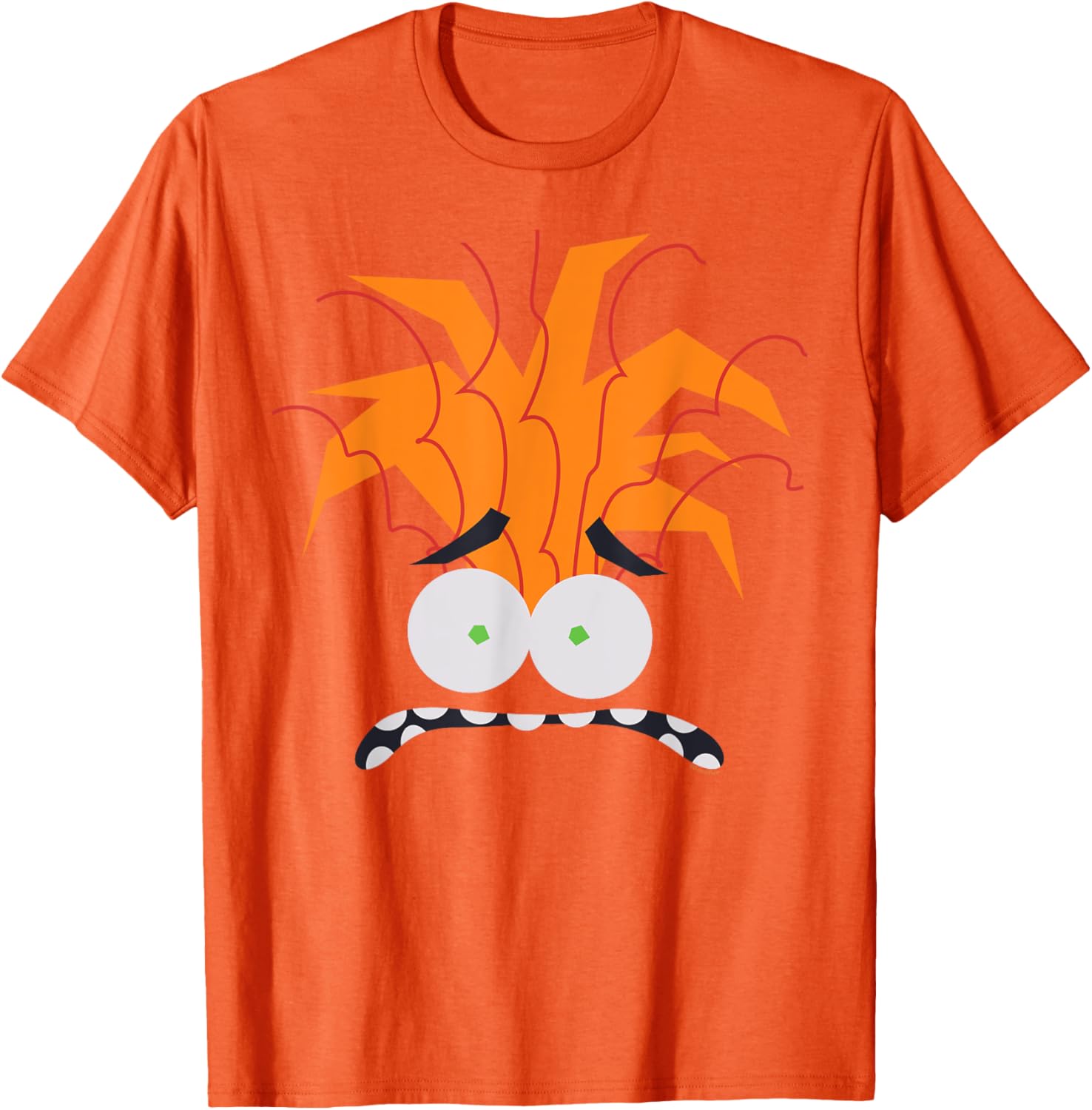 Disney Inside Out 2 Big Face Anxiety Costume T-Shirt for Fun Dress-Up - 1